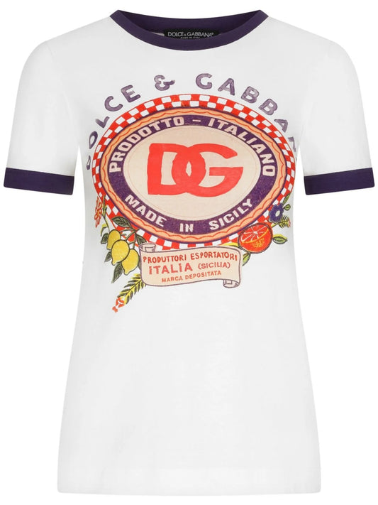 logo-print T-shirt