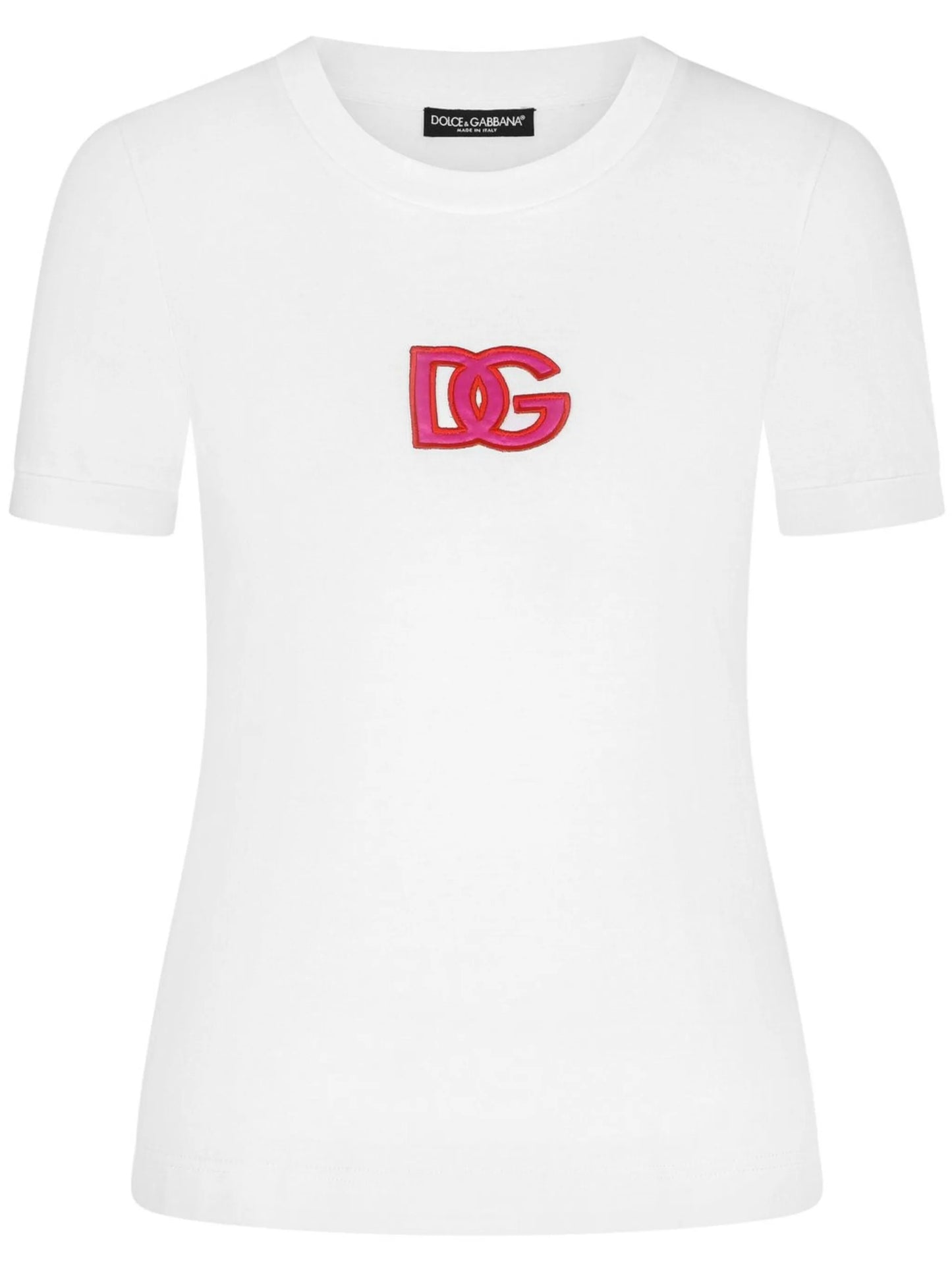 logo-embroidered T-shirt