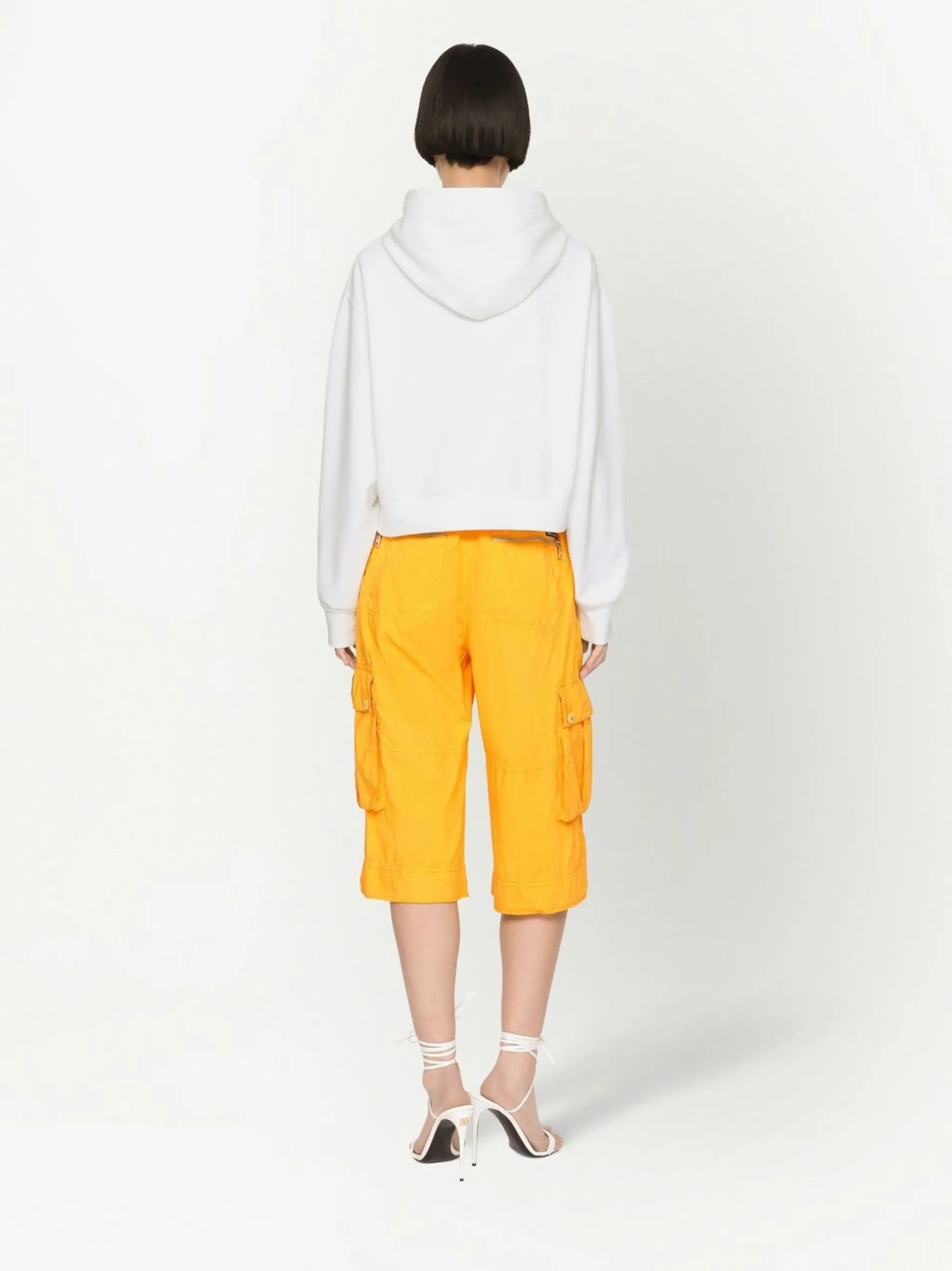 graphic-print drawstring hoodie