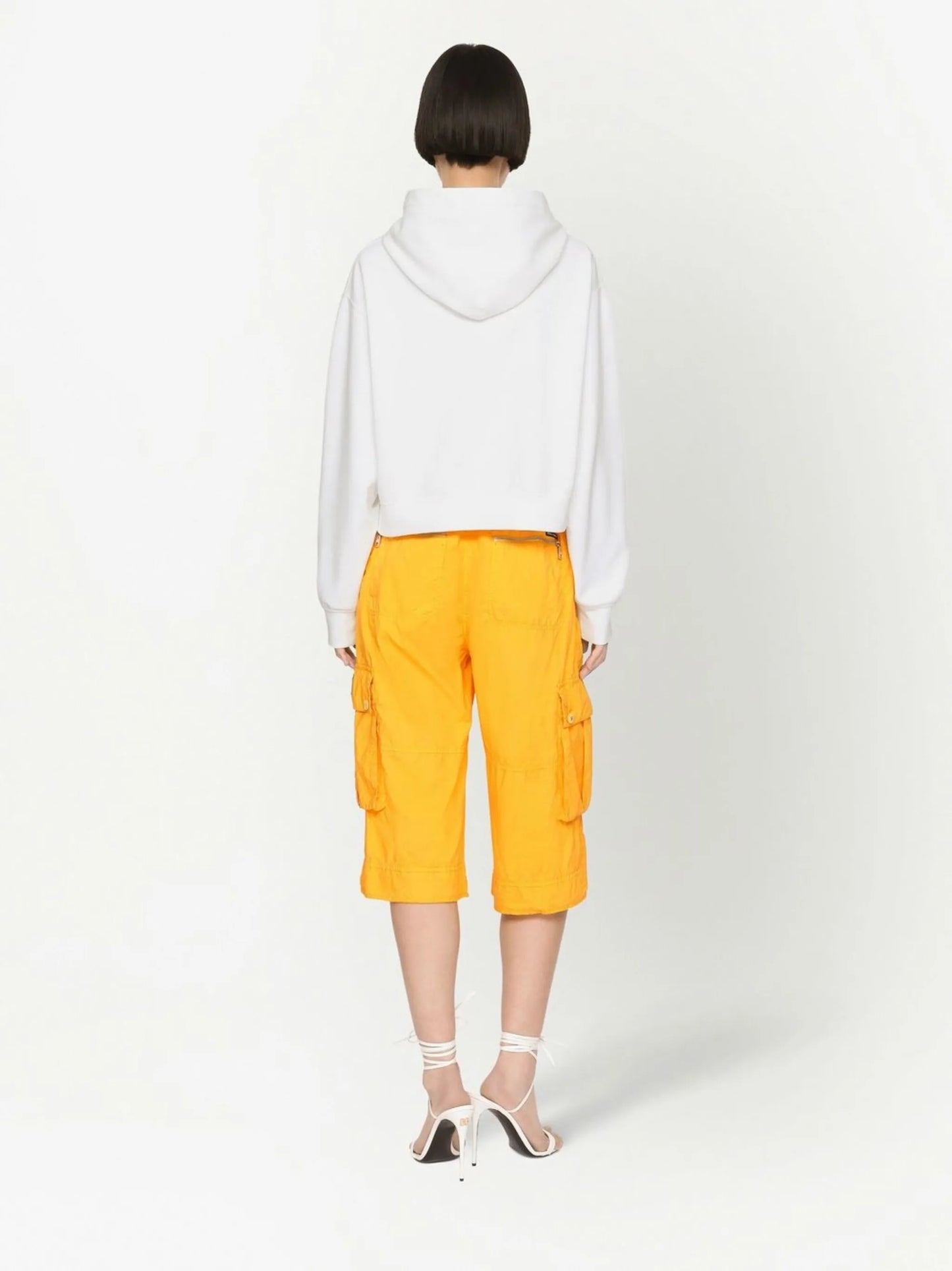 graphic-print drawstring hoodie