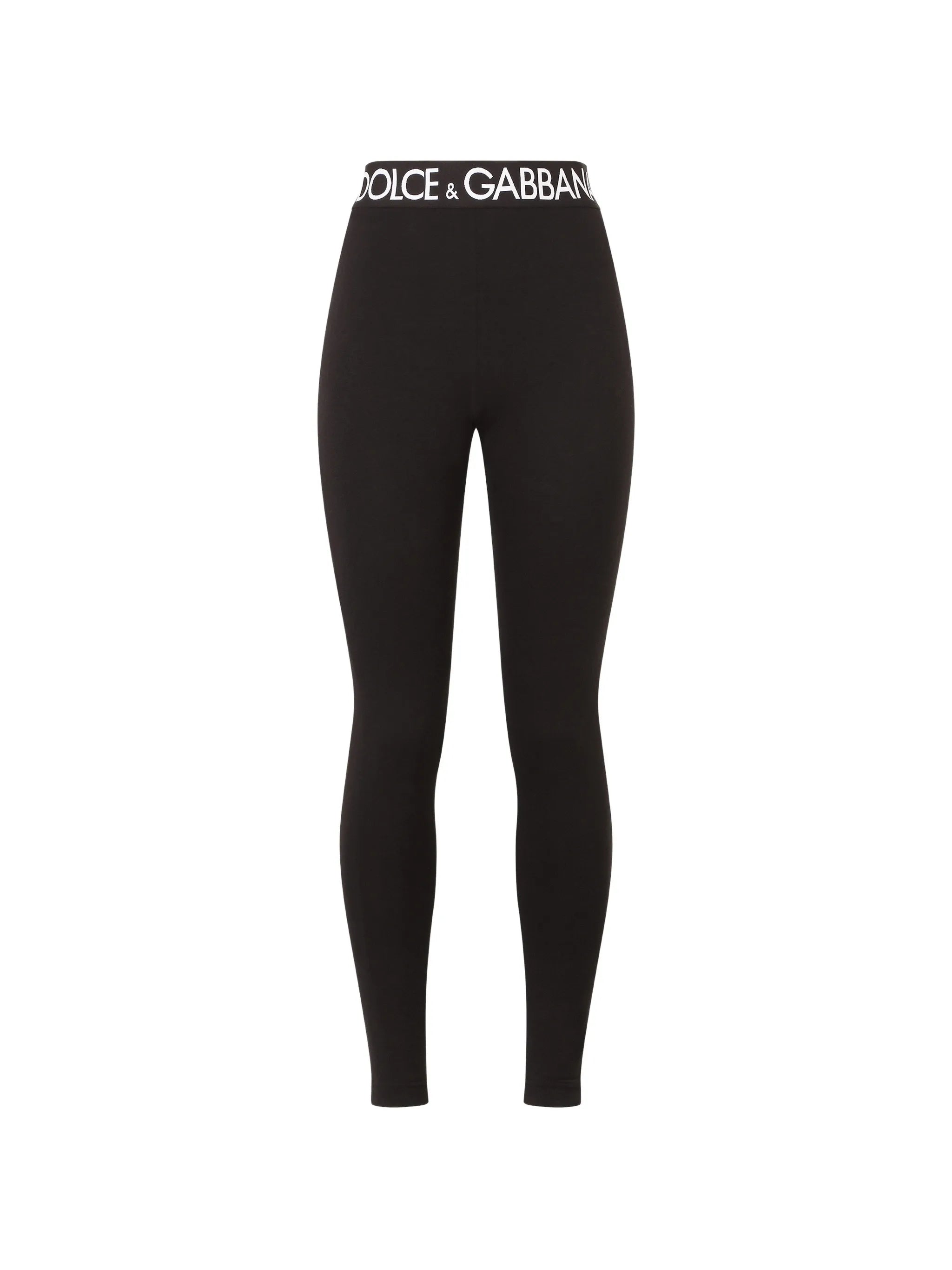logo-waistband jersey leggings