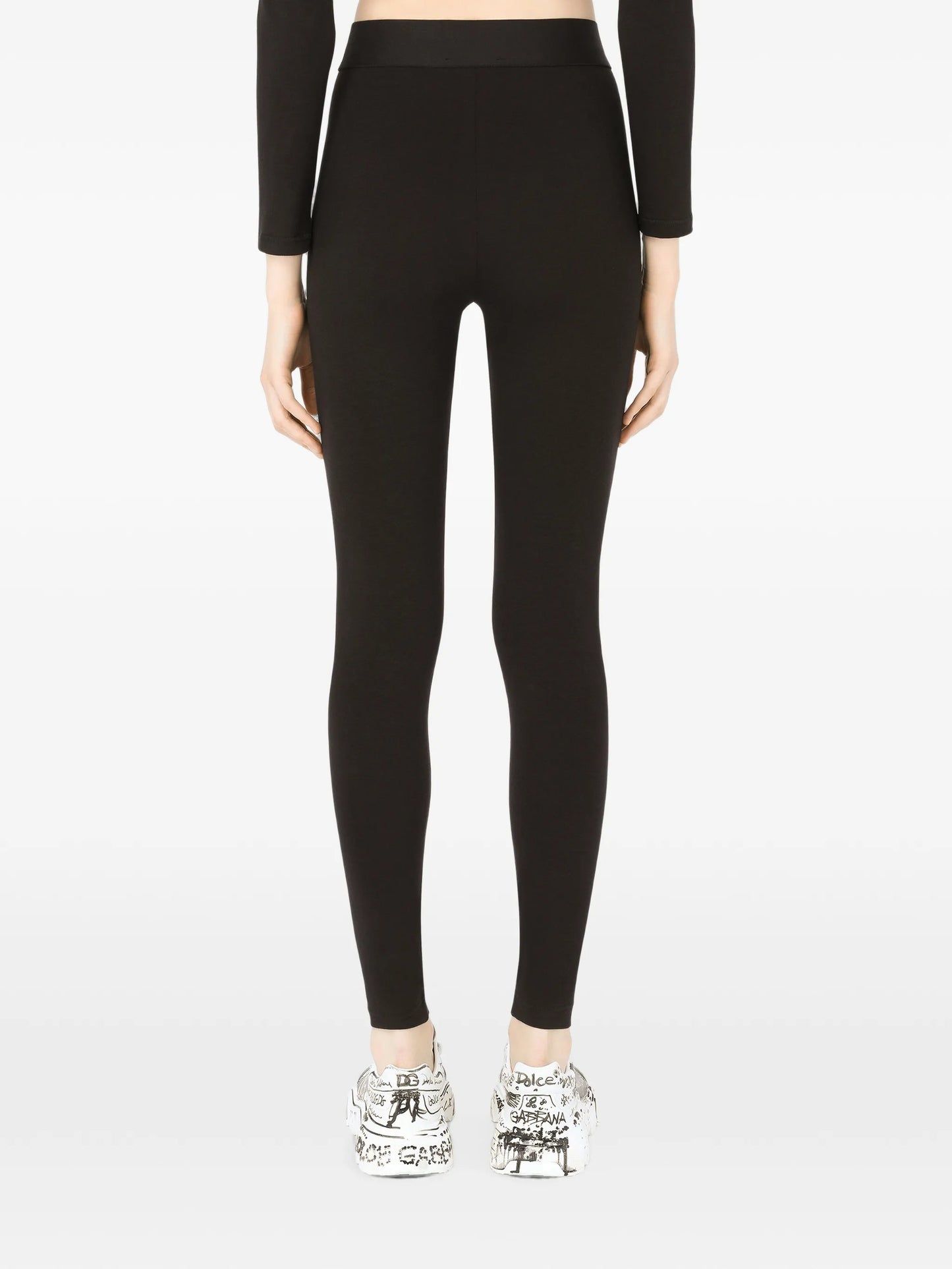 logo-waistband jersey leggings