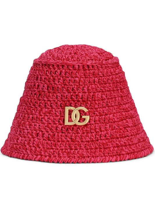 logo-plaque bucket hat