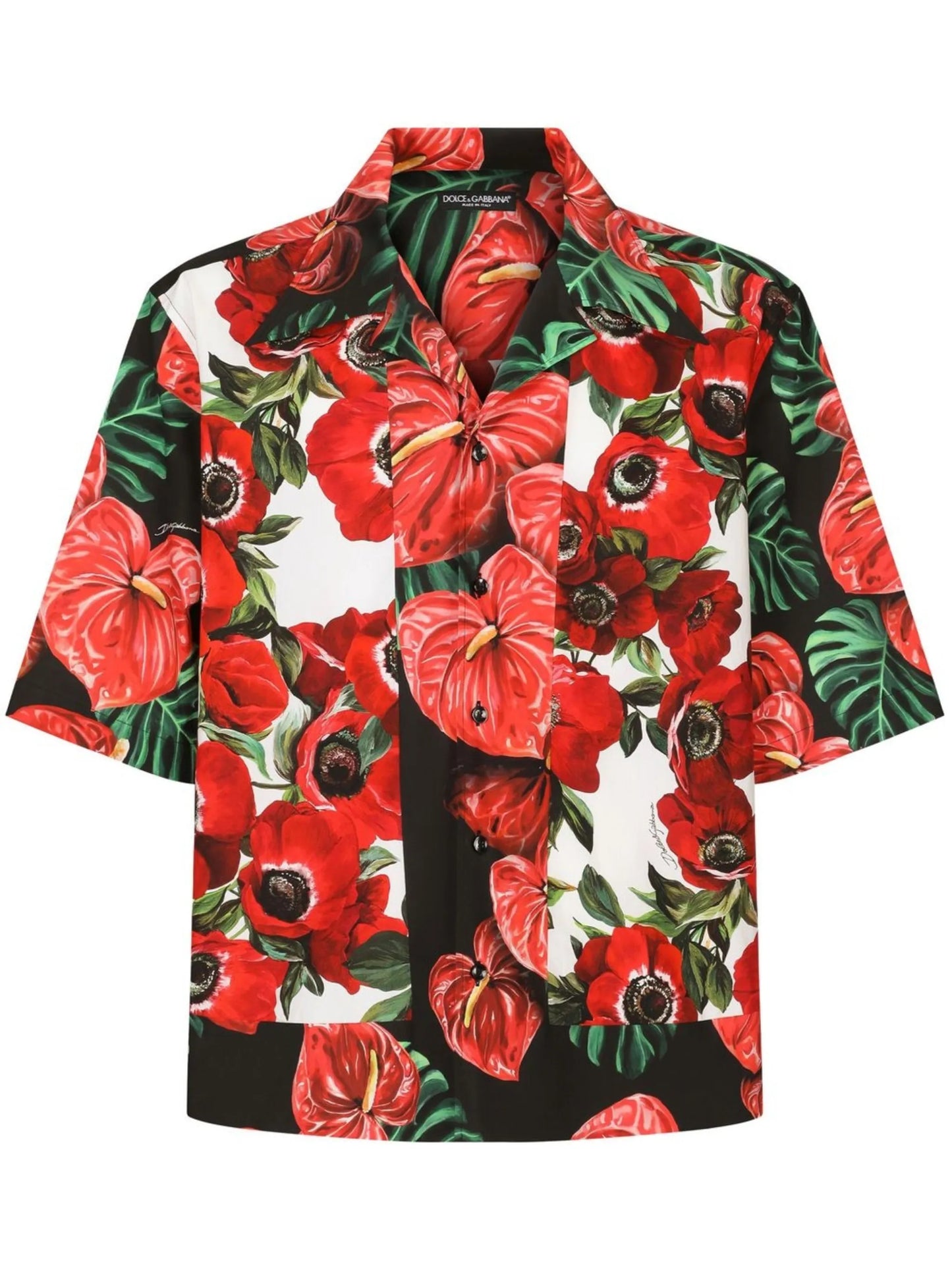 floral-print Hawaii shirt