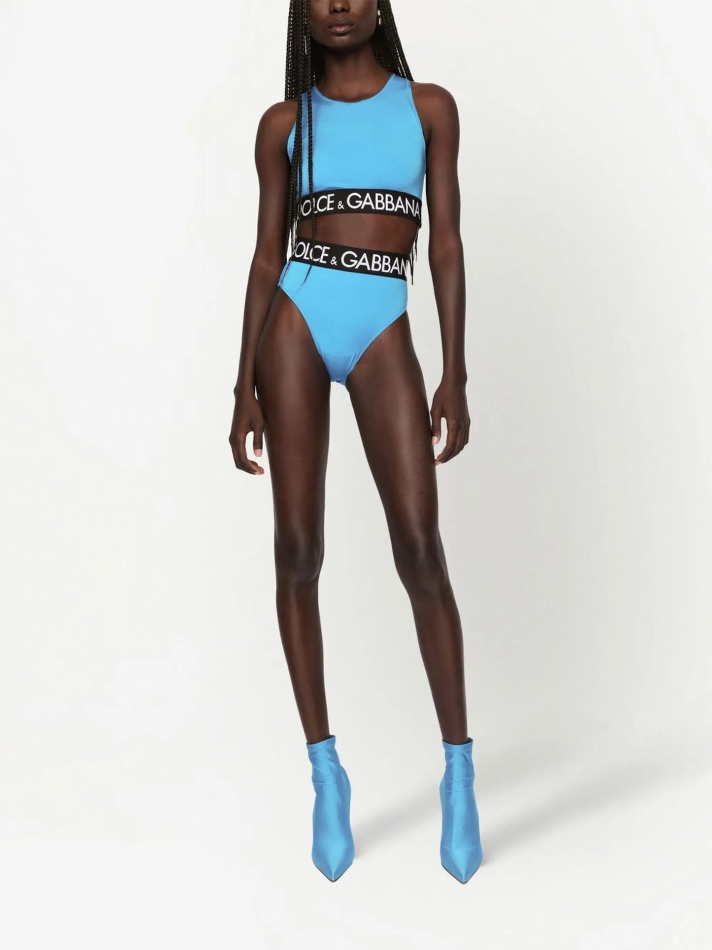 logo-trim bikini