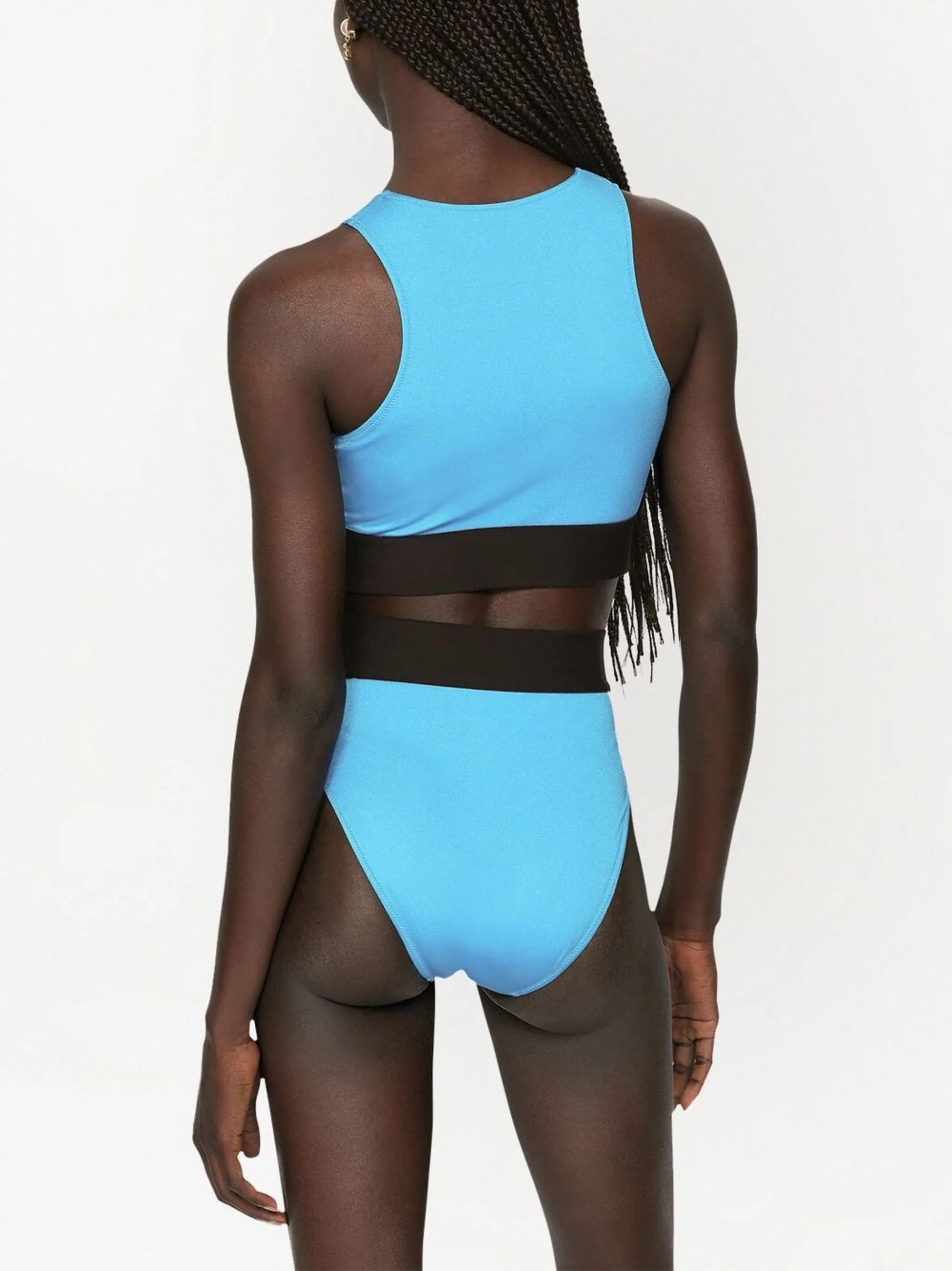 logo-trim bikini