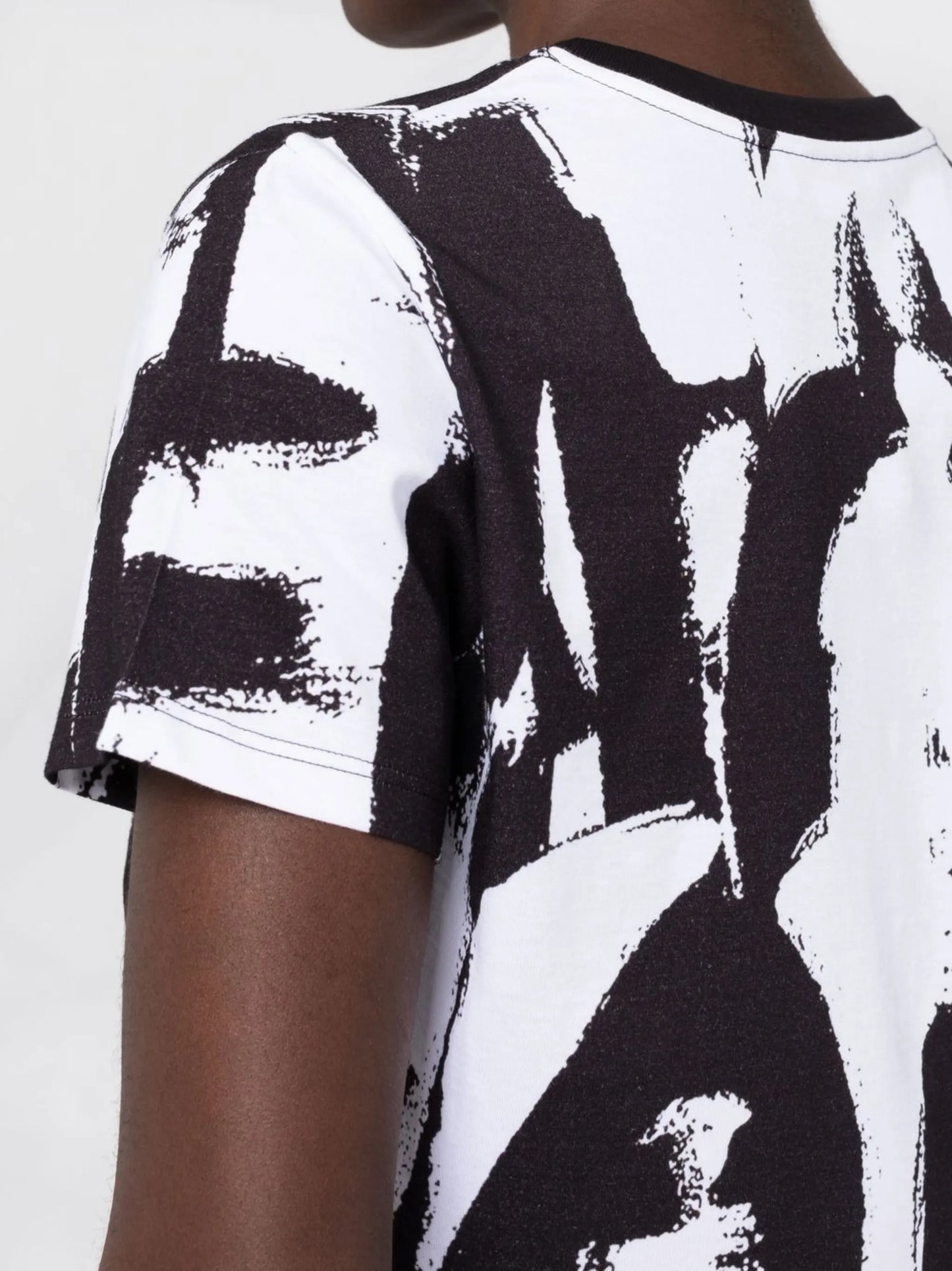 graffiti-print cotton T-shirt