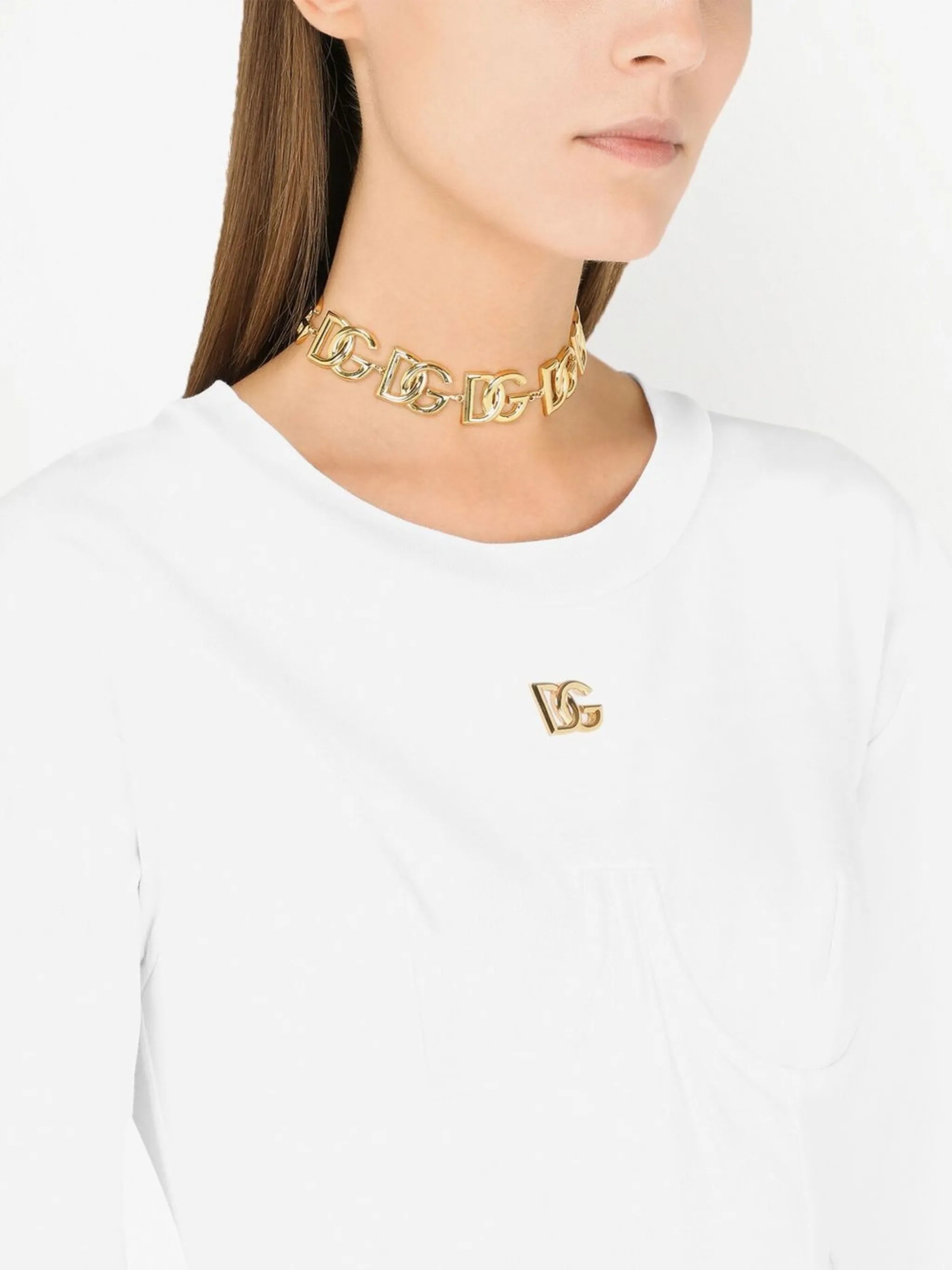 DG-logo chain-link choker