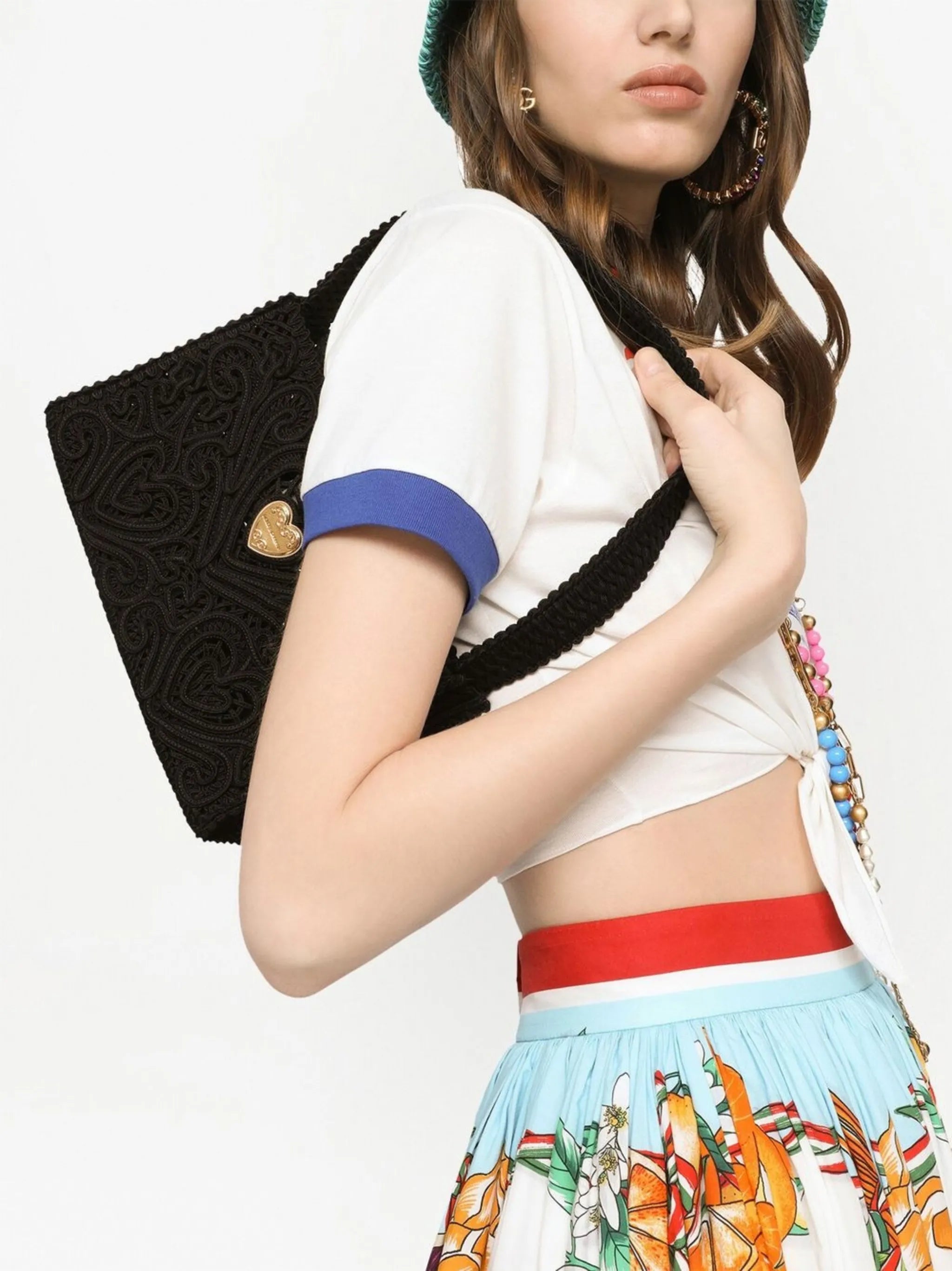 Cordonetto shoulder bag