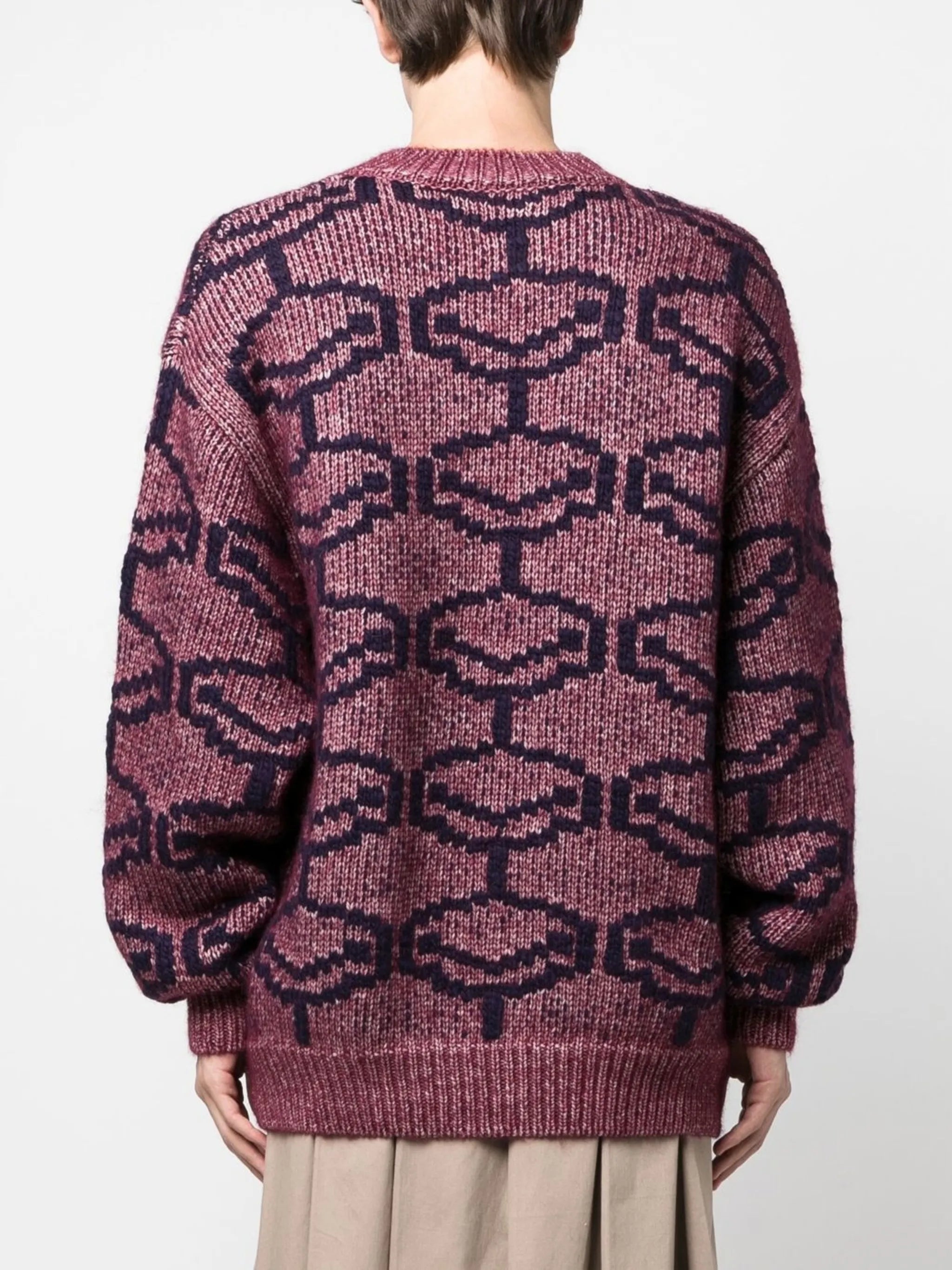 geometric-pattern jumper