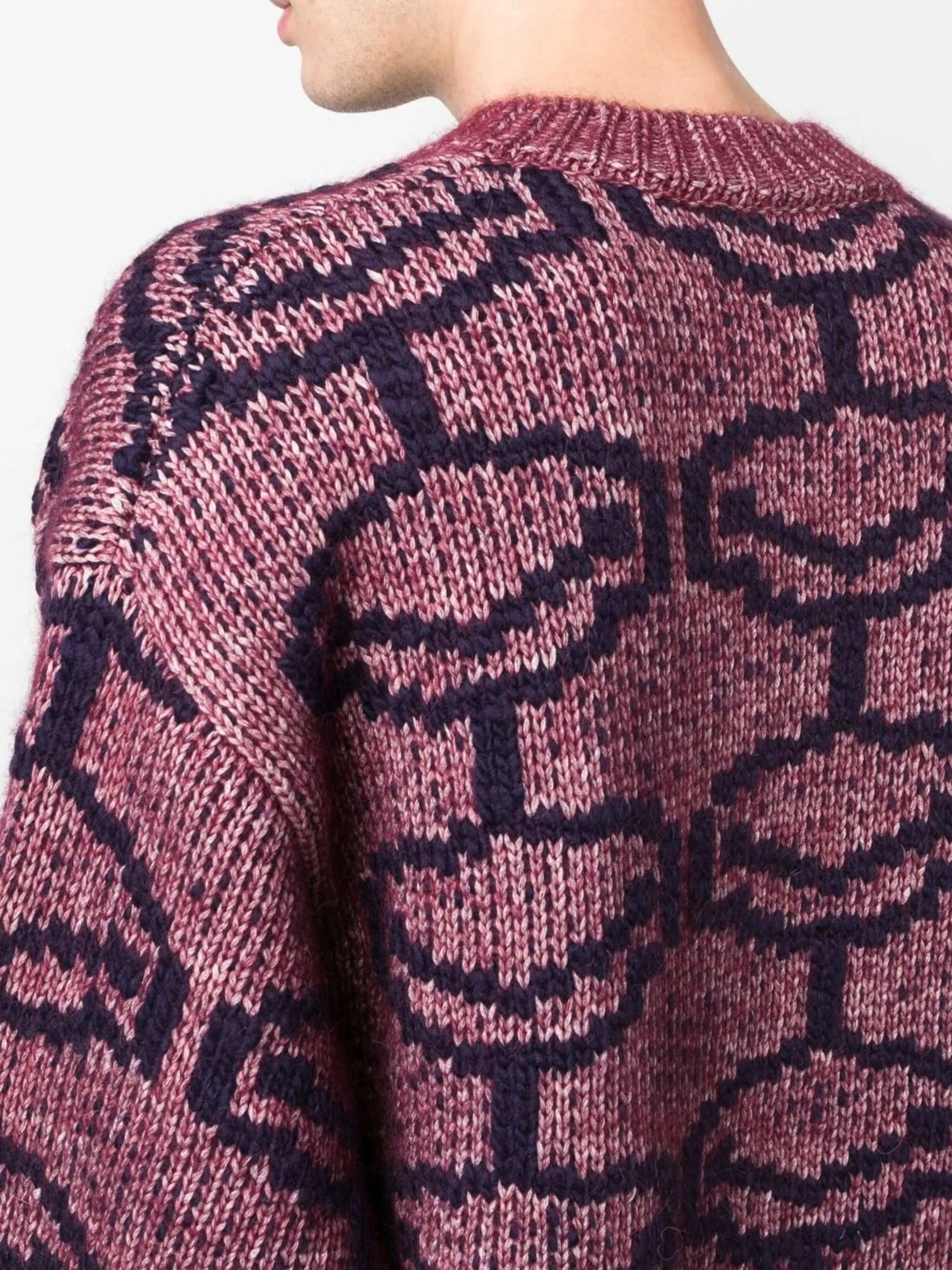 geometric-pattern jumper