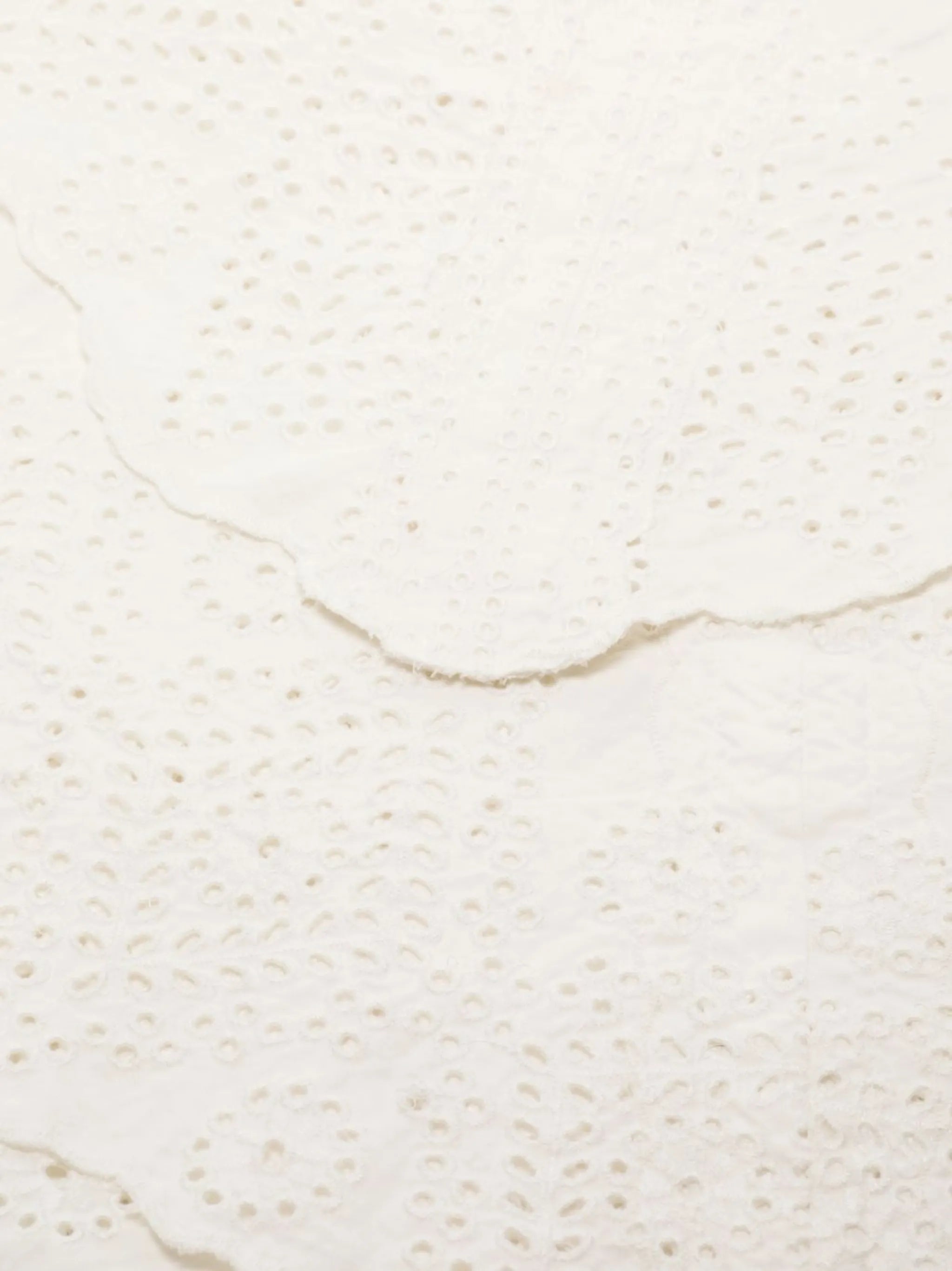 Vienne eyelet-embellished tablecloth