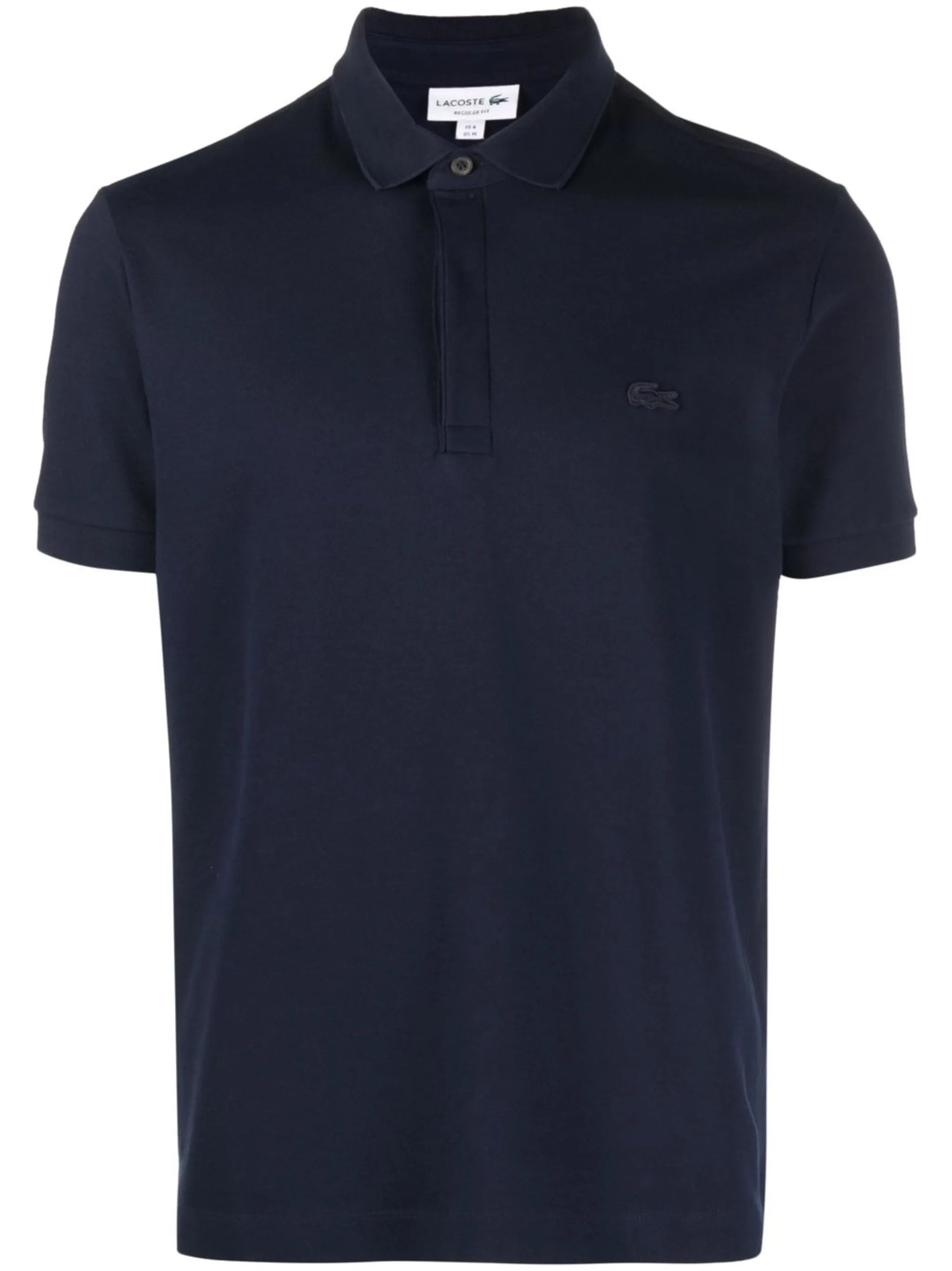 logo-patch polo shirt
