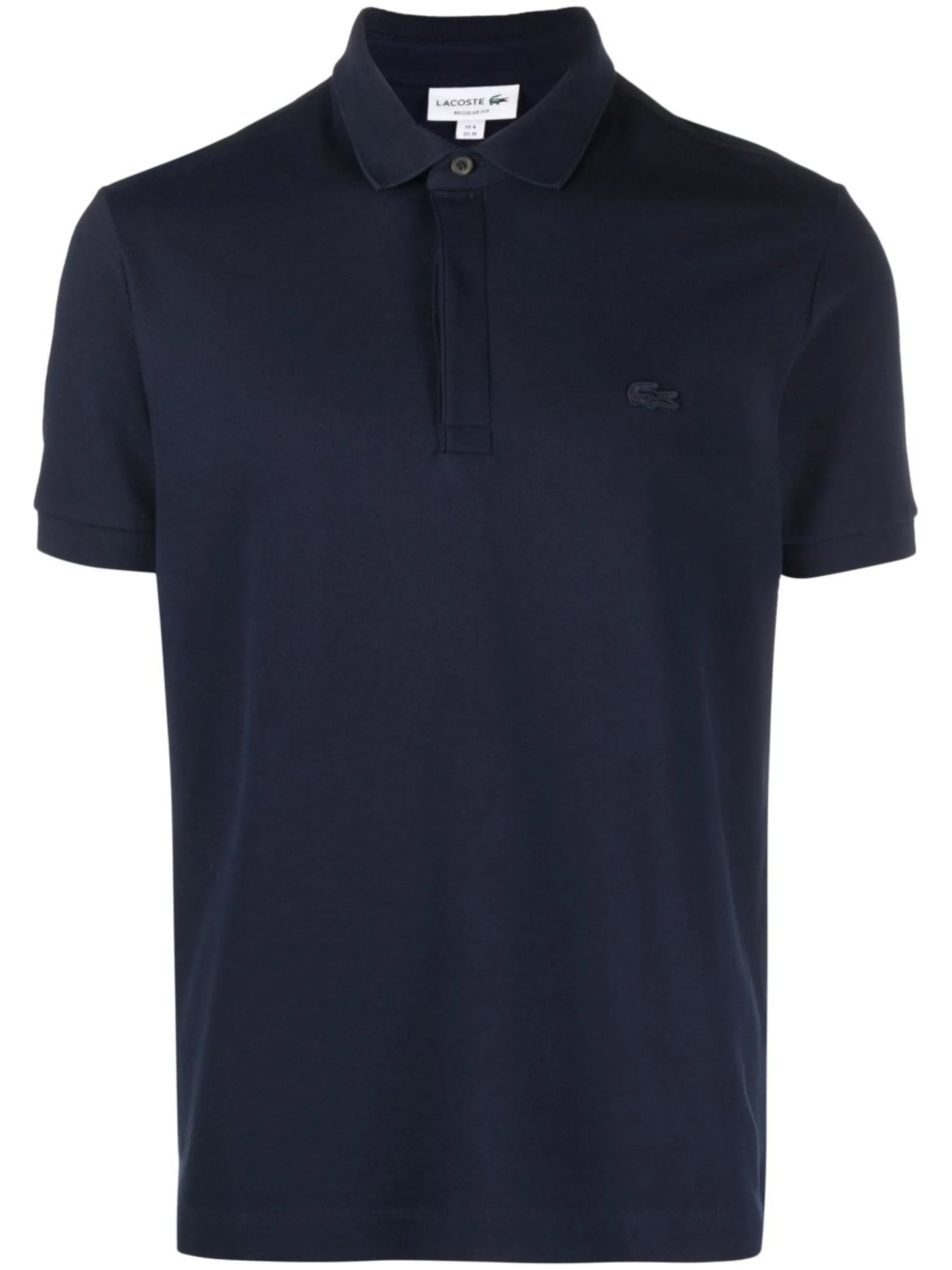 logo-patch polo shirt