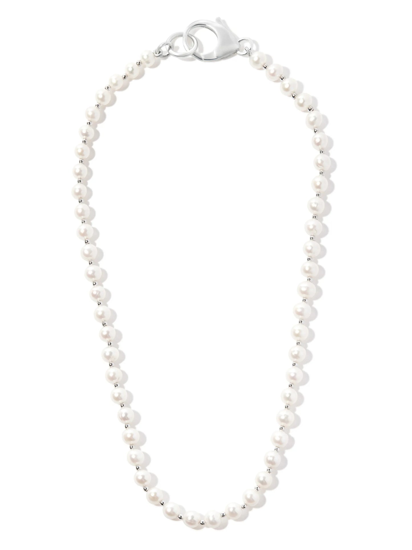 Classic pearl chain necklace