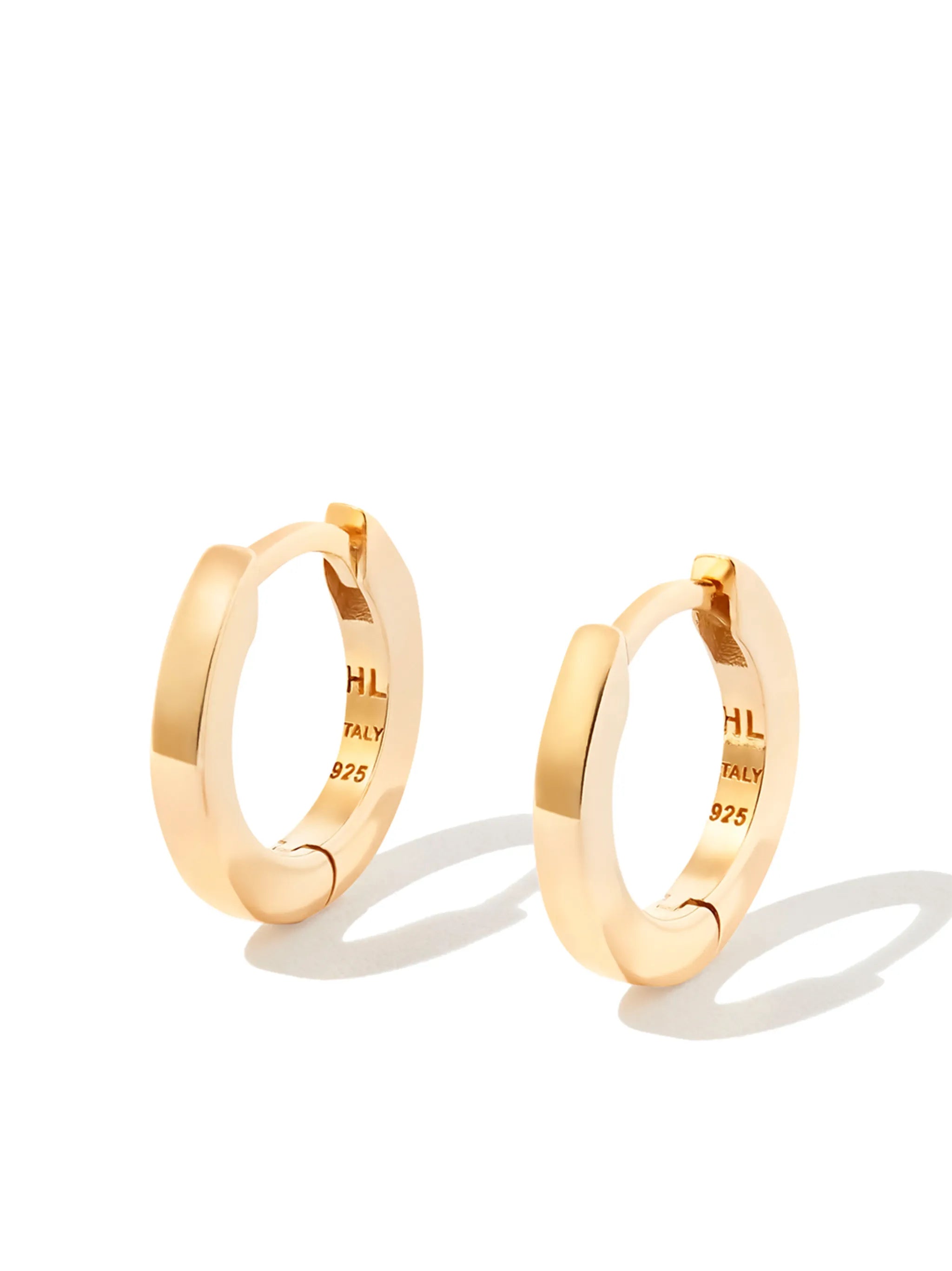 small Edge hoop earrings