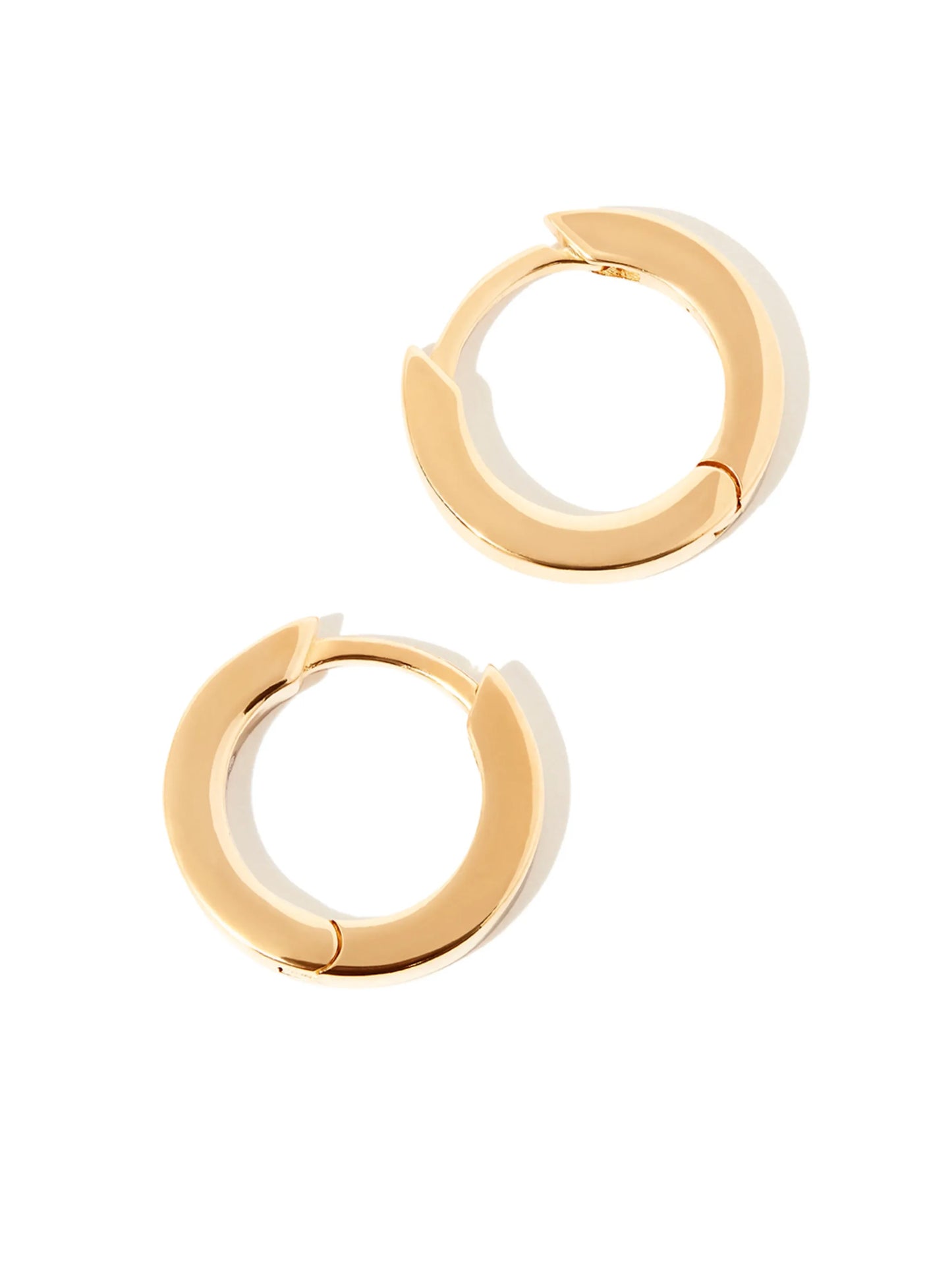 small Edge hoop earrings