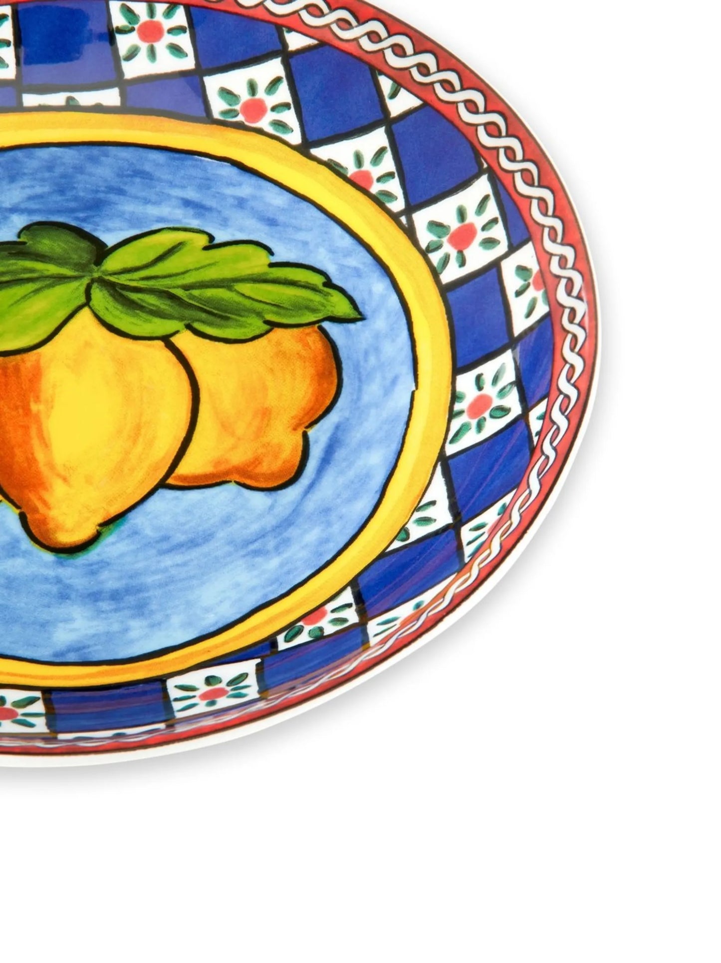 Carretto-print soup plates (set of two)