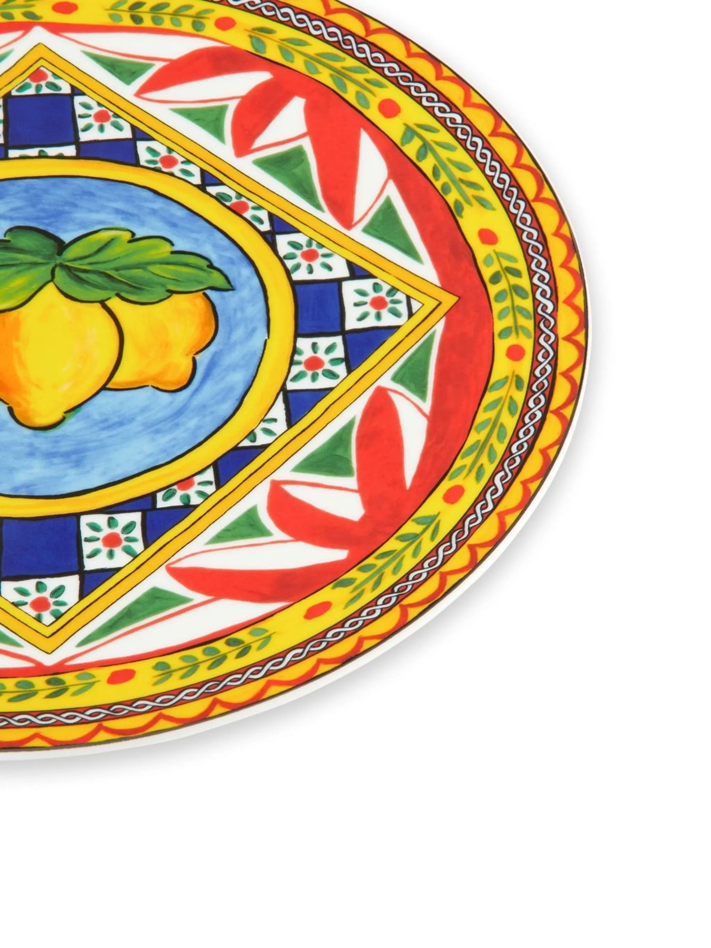 Carretto Siciliano porcelain charger plate