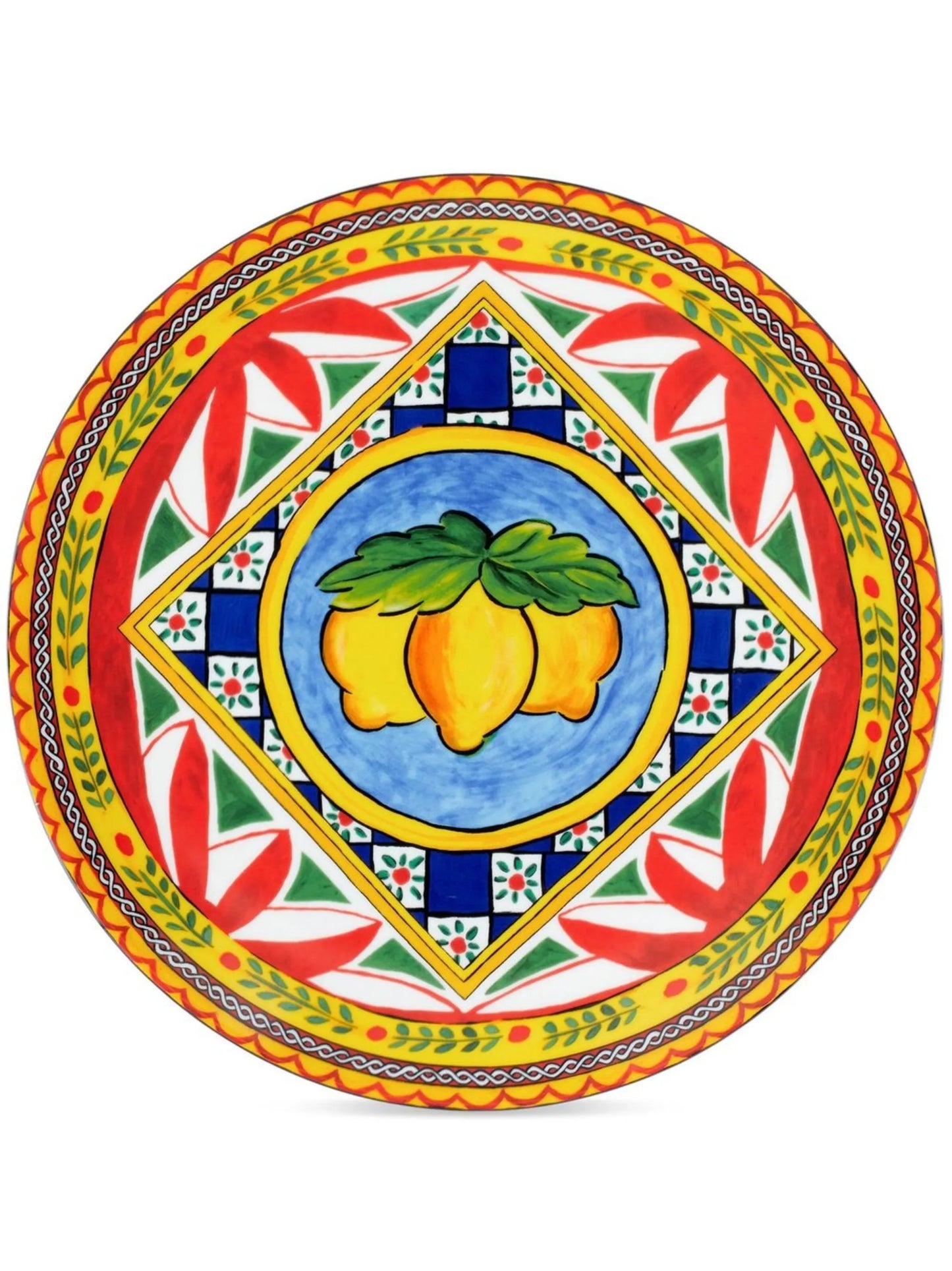 Carretto Siciliano porcelain charger plate
