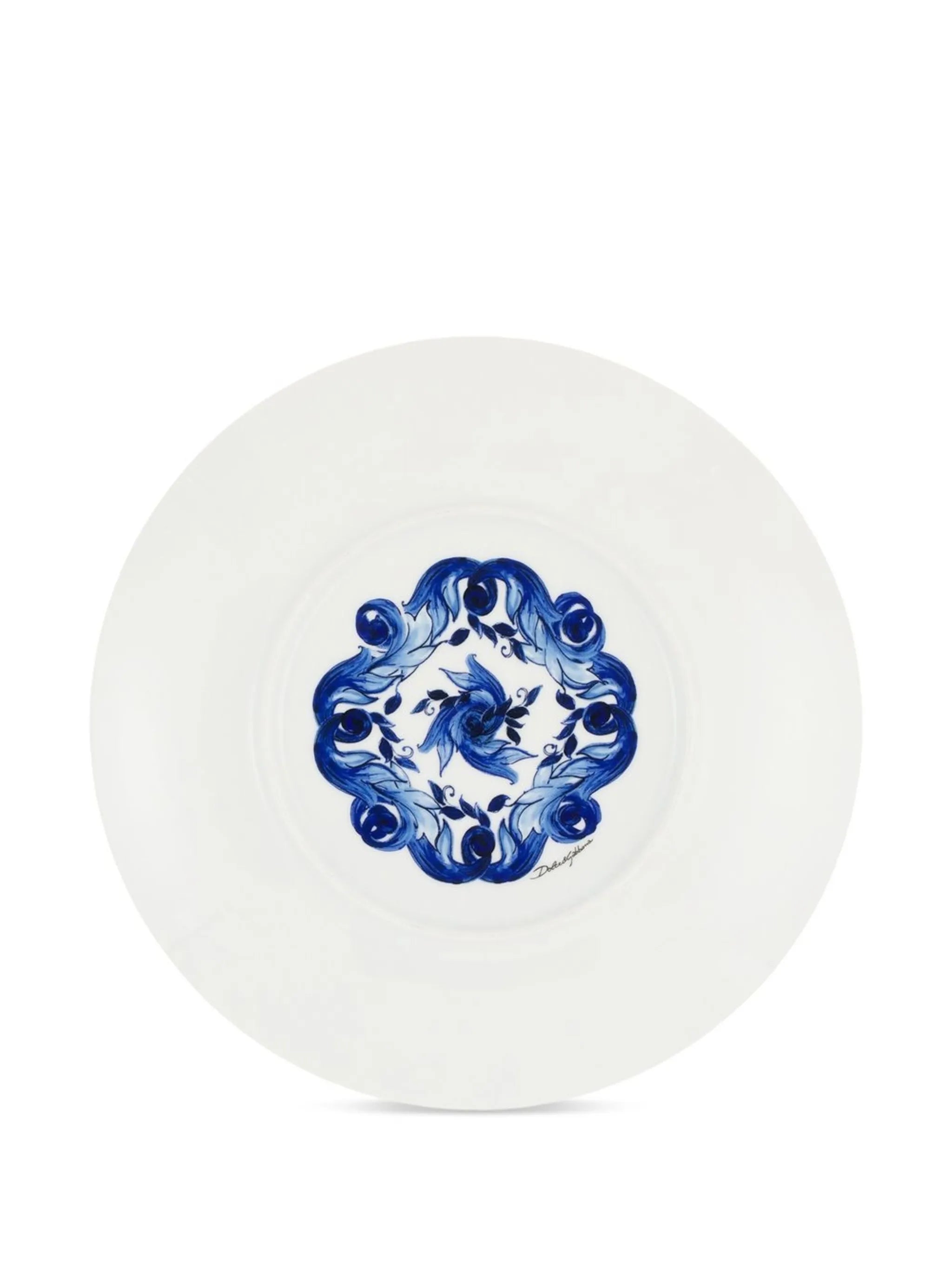 Blu Mediterraneo porcelain charger plate