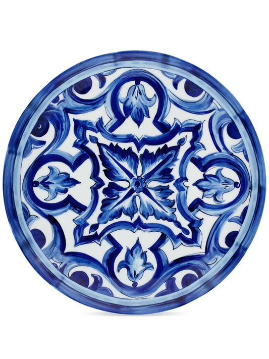 Blu Mediterraneo porcelain charger plate