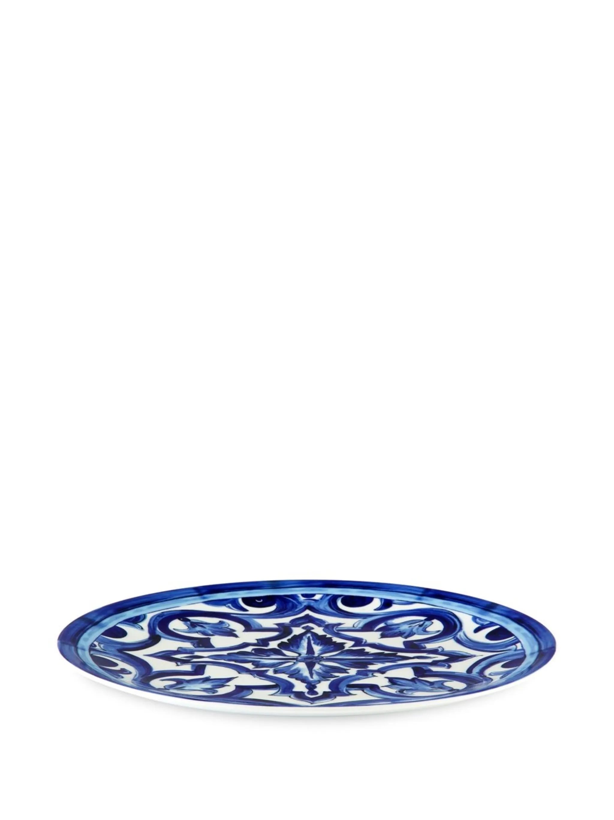 Blu Mediterraneo porcelain charger plate