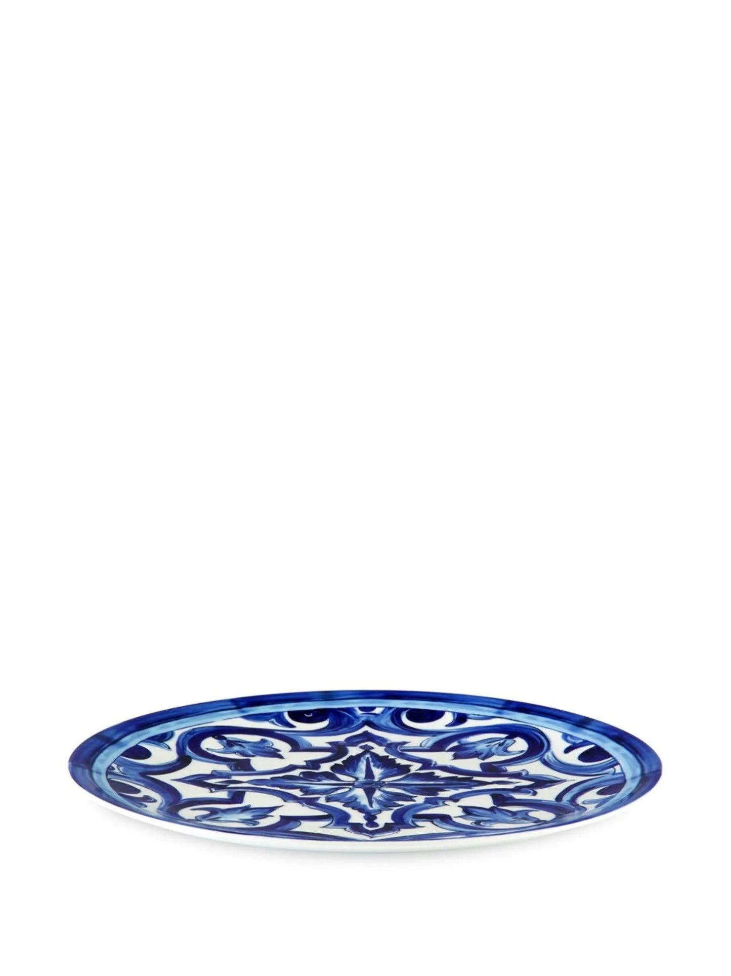 Blu Mediterraneo porcelain charger plate