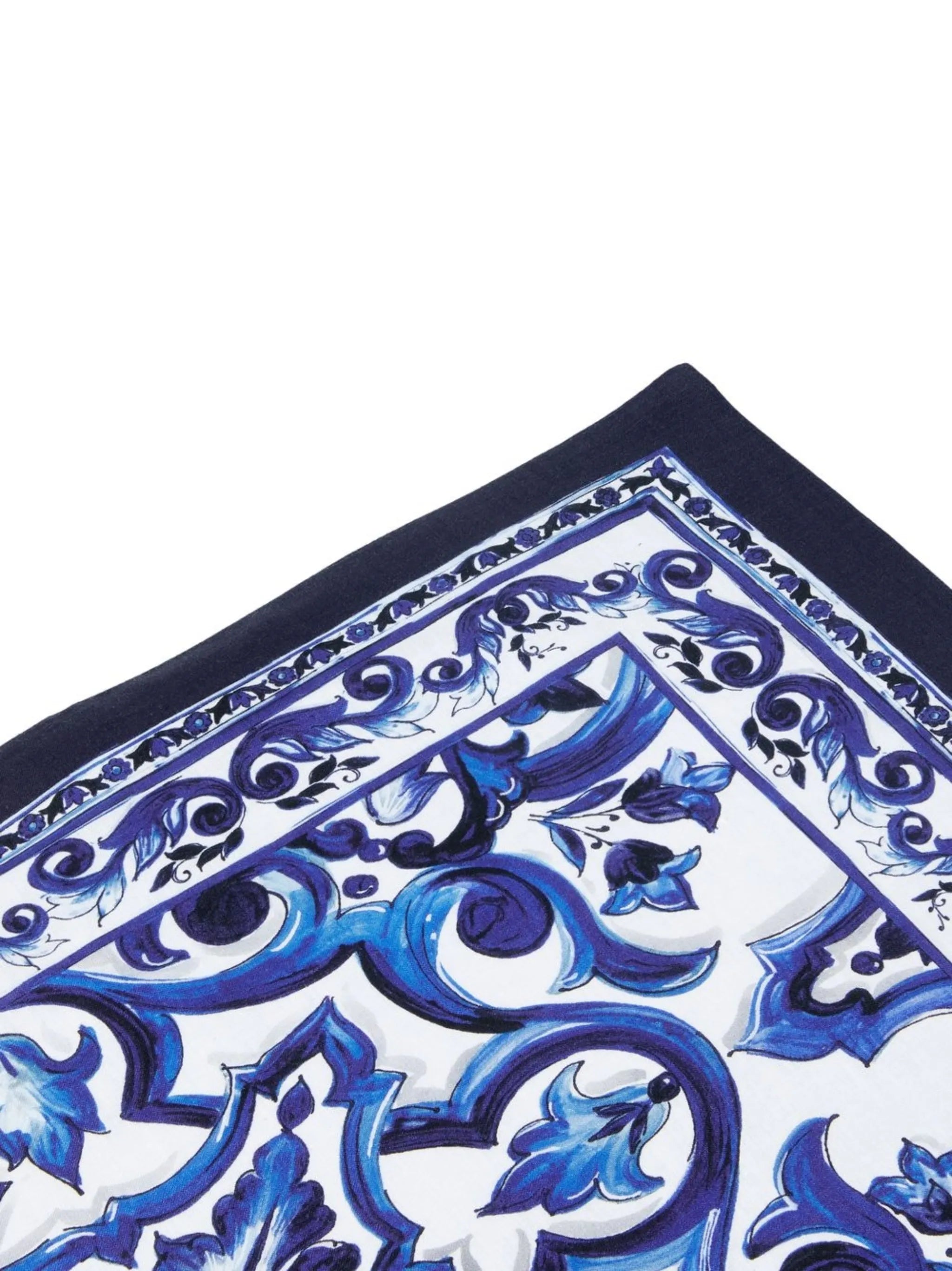Blu Mediterraneo-print placemat and napkin set