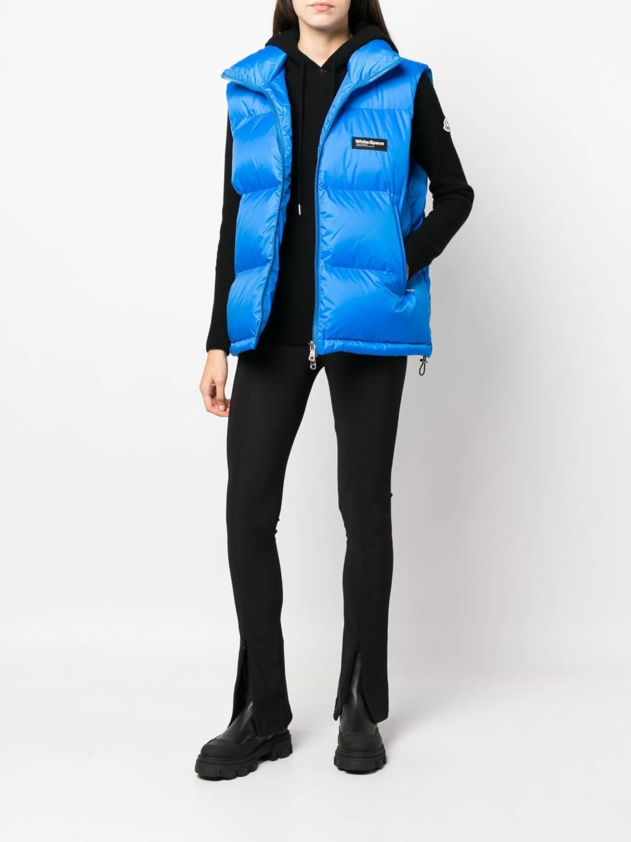 padded zip-up gilet