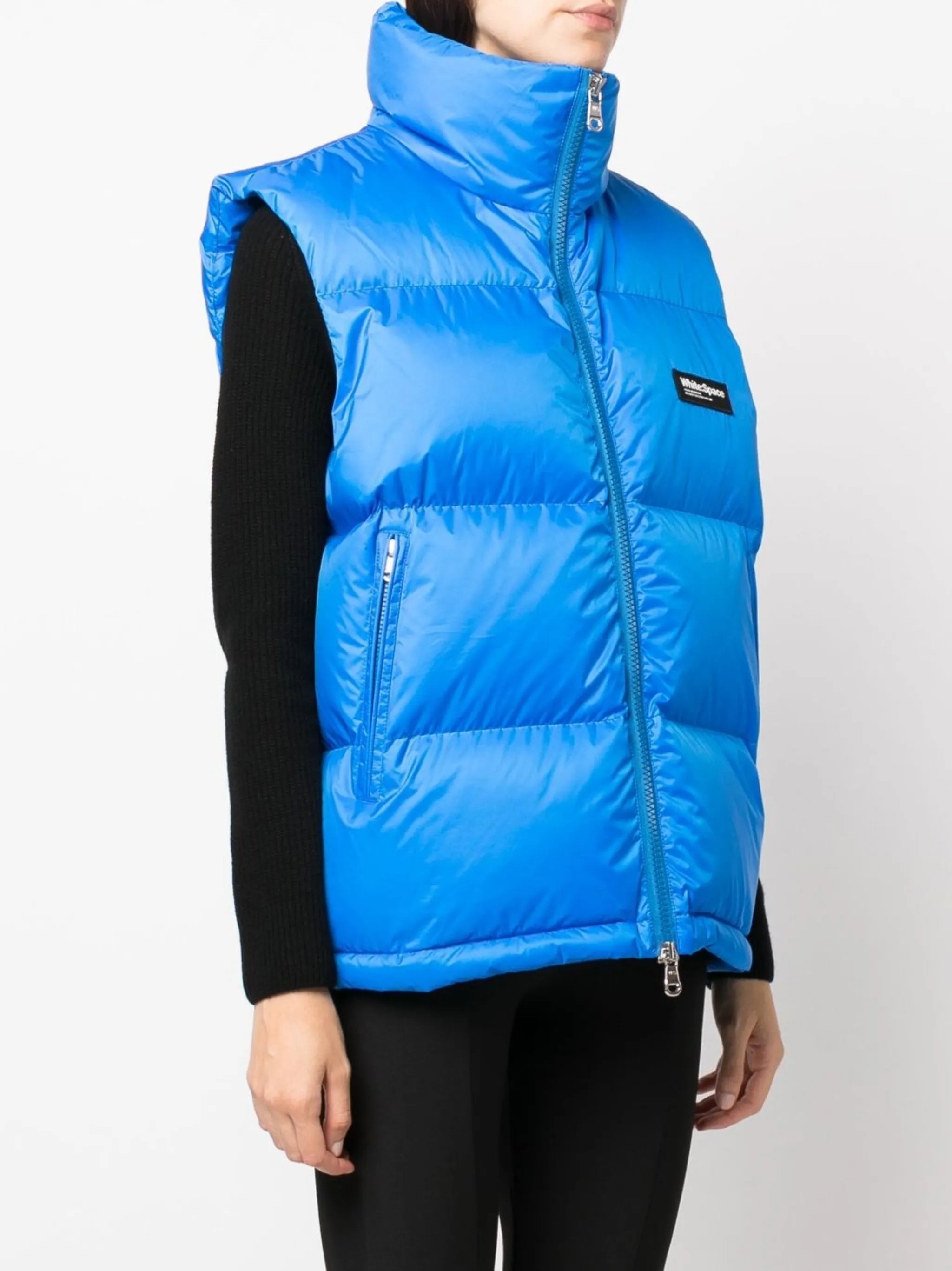 padded zip-up gilet