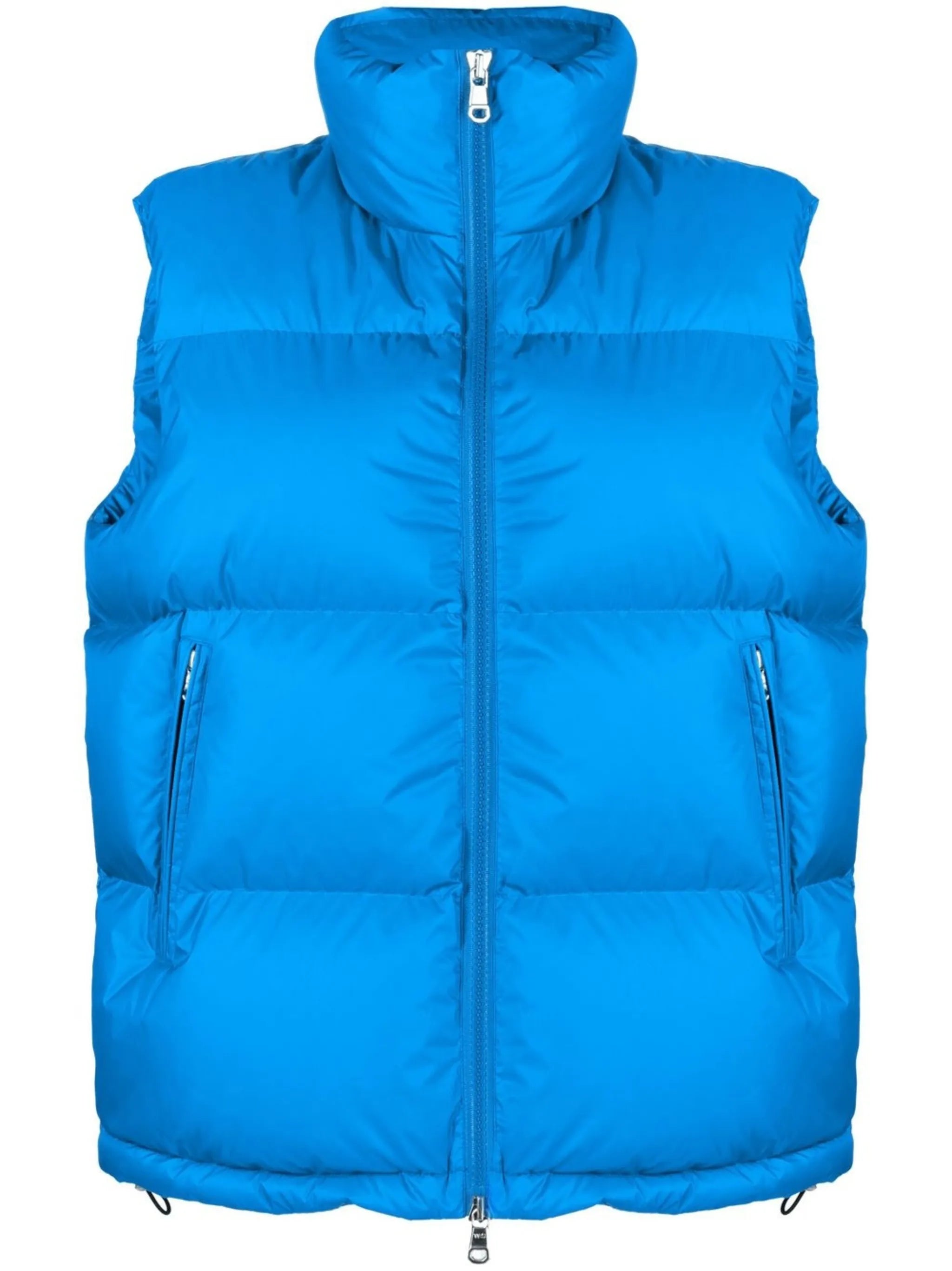 padded zip-up gilet