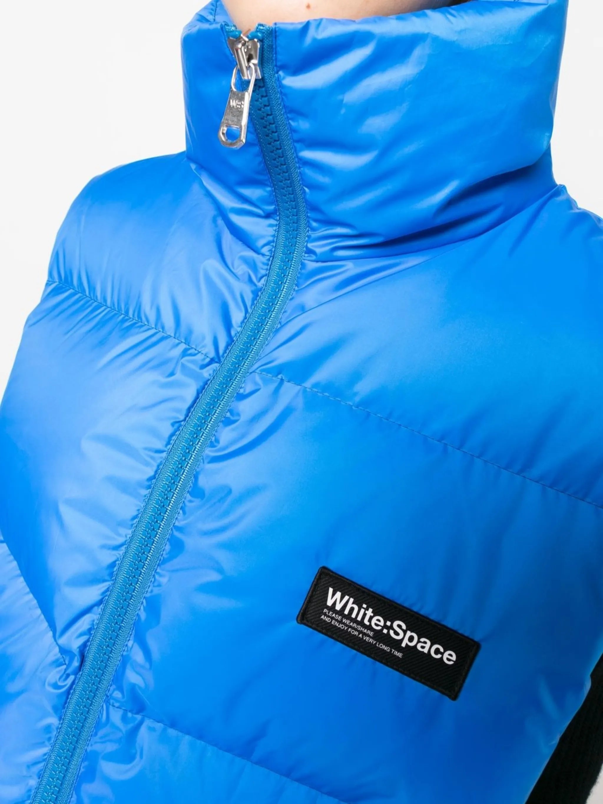 padded zip-up gilet