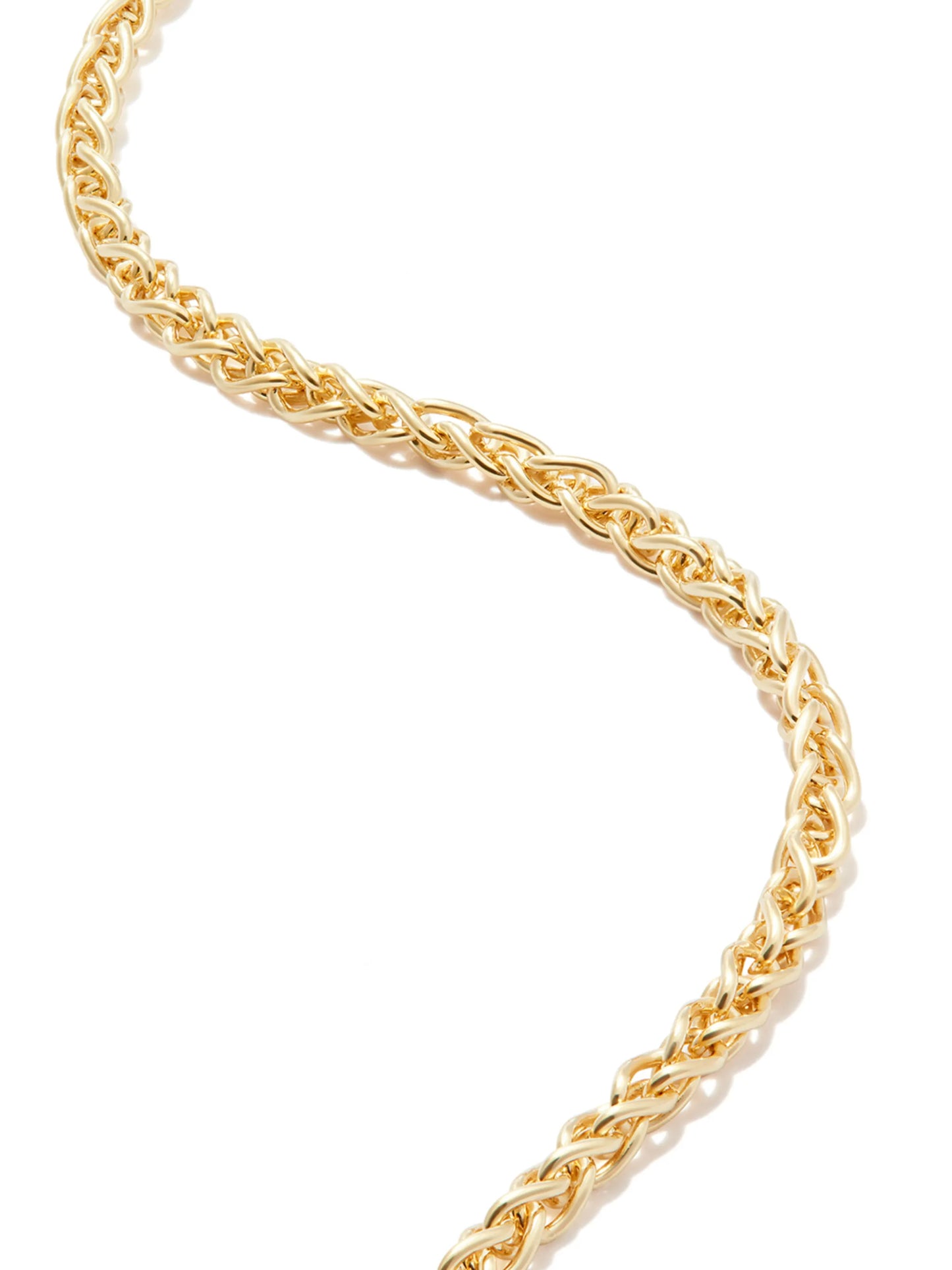 gold-plated rope chain bracelet