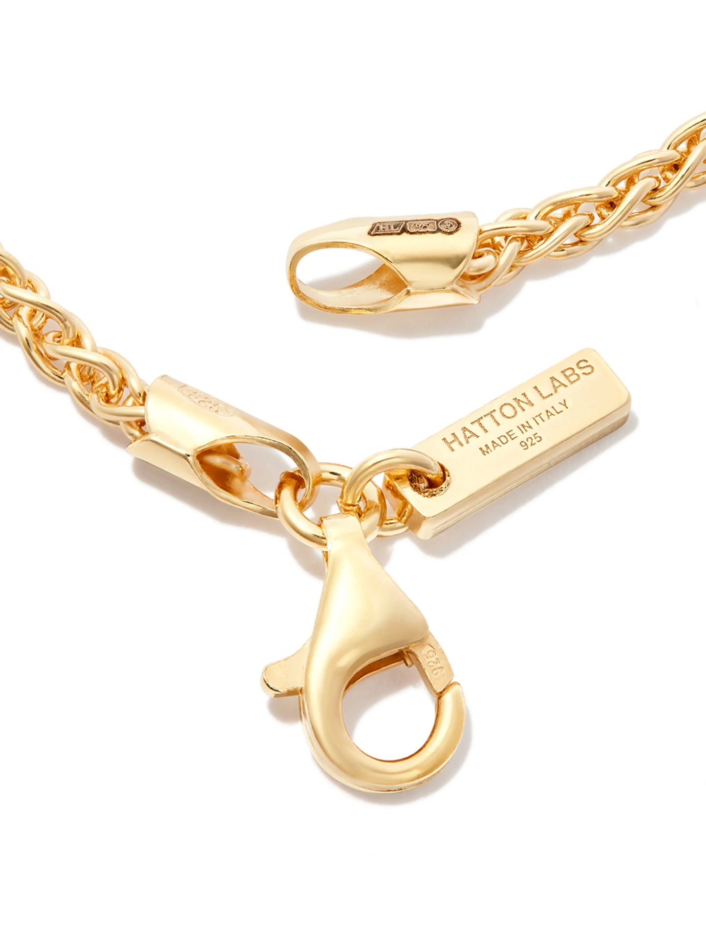 gold-plated rope chain bracelet