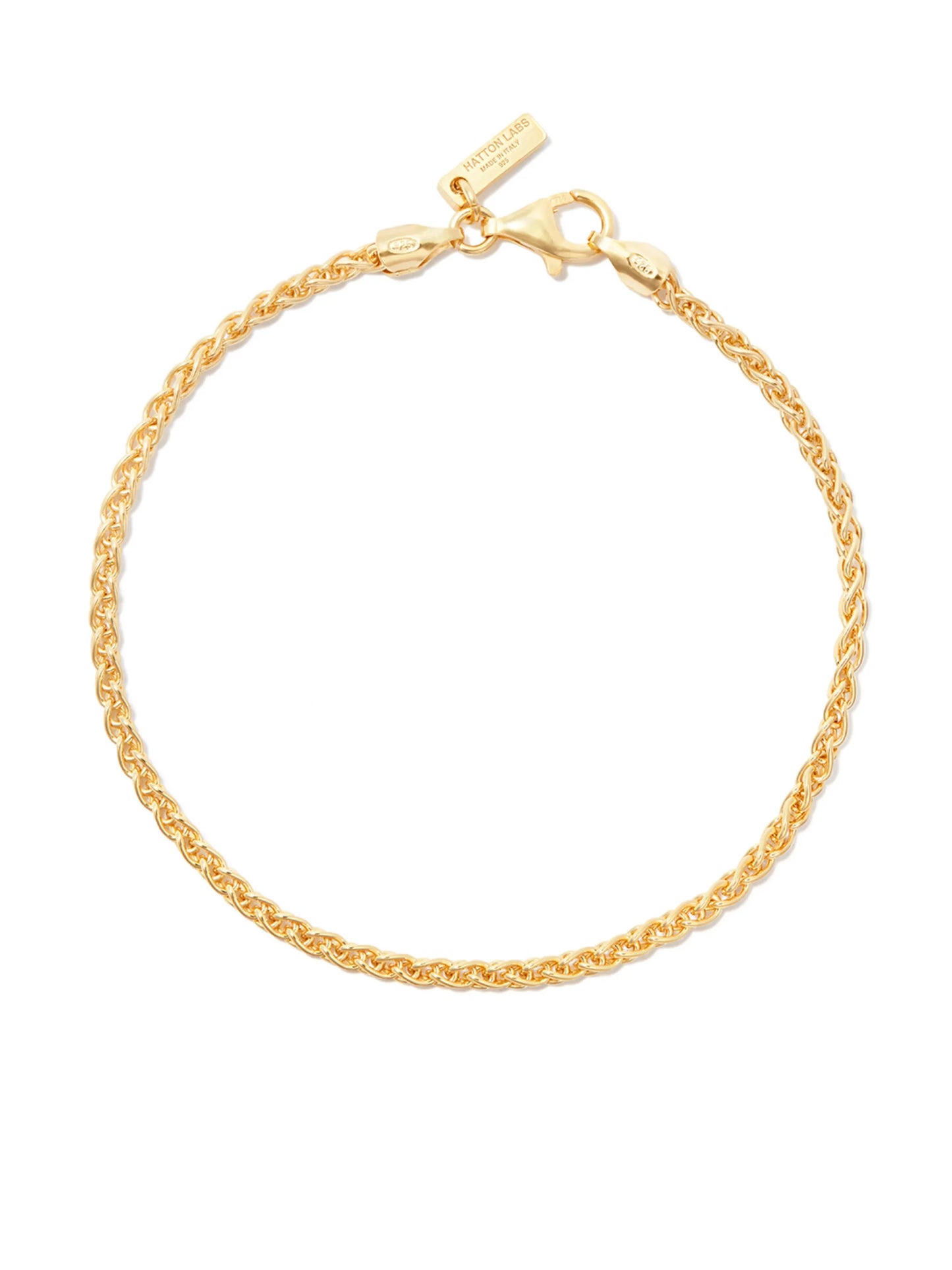 gold-plated rope chain bracelet