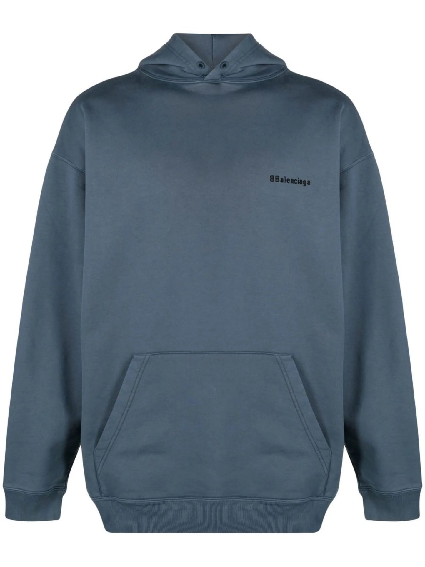 logo-print cotton hoodie