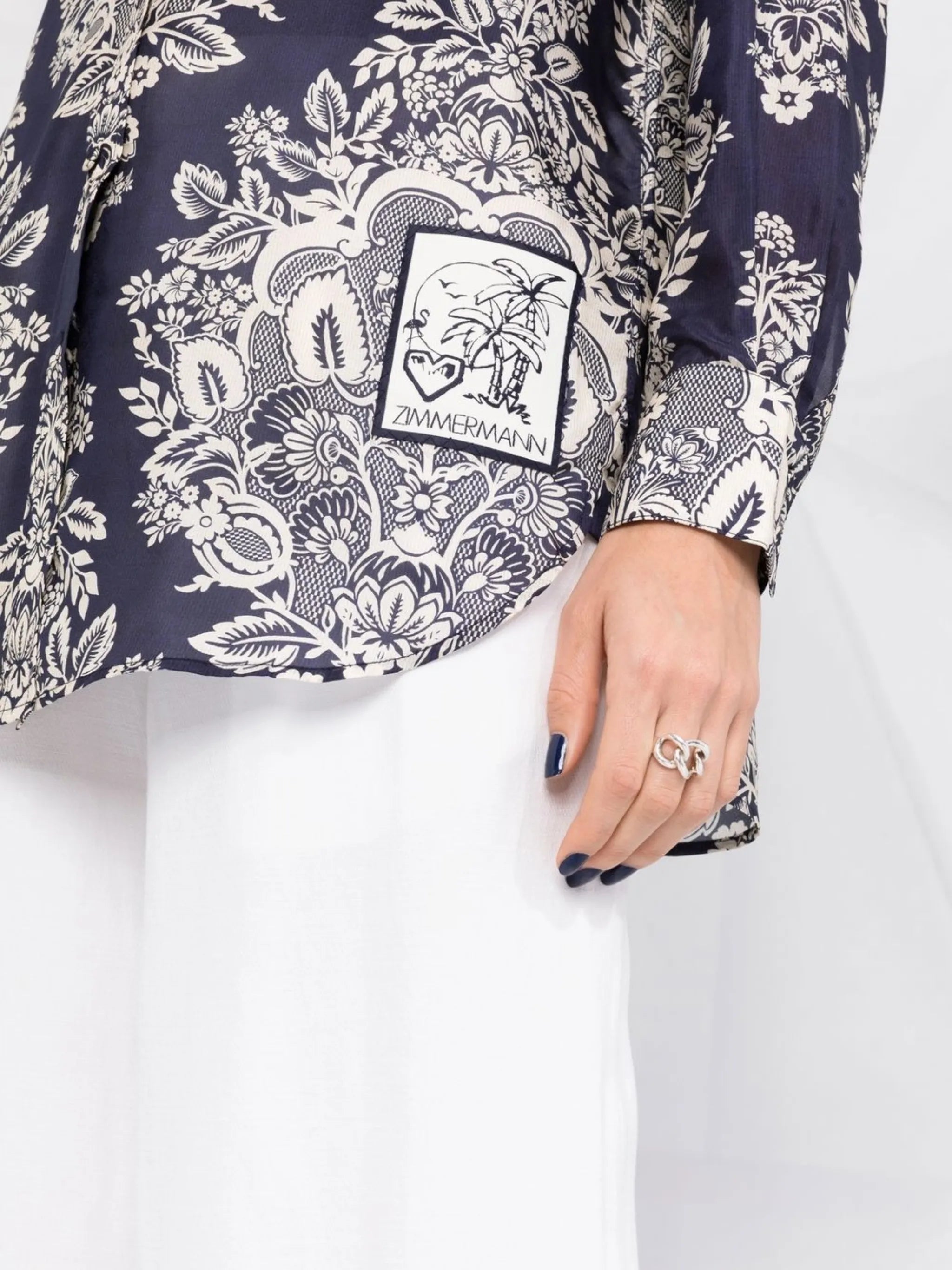 Pattie floral-print shirt