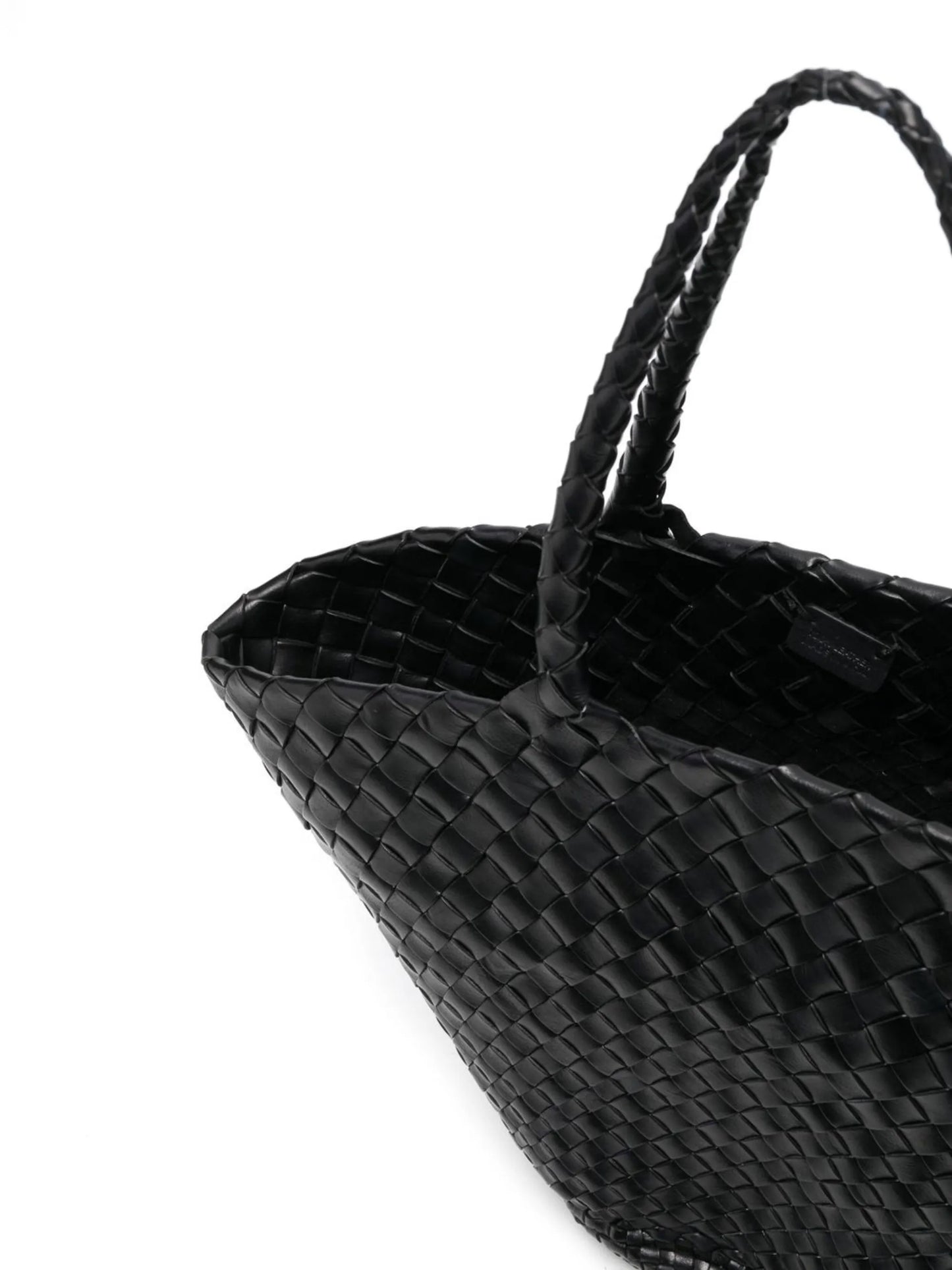 interwoven-design tote bag