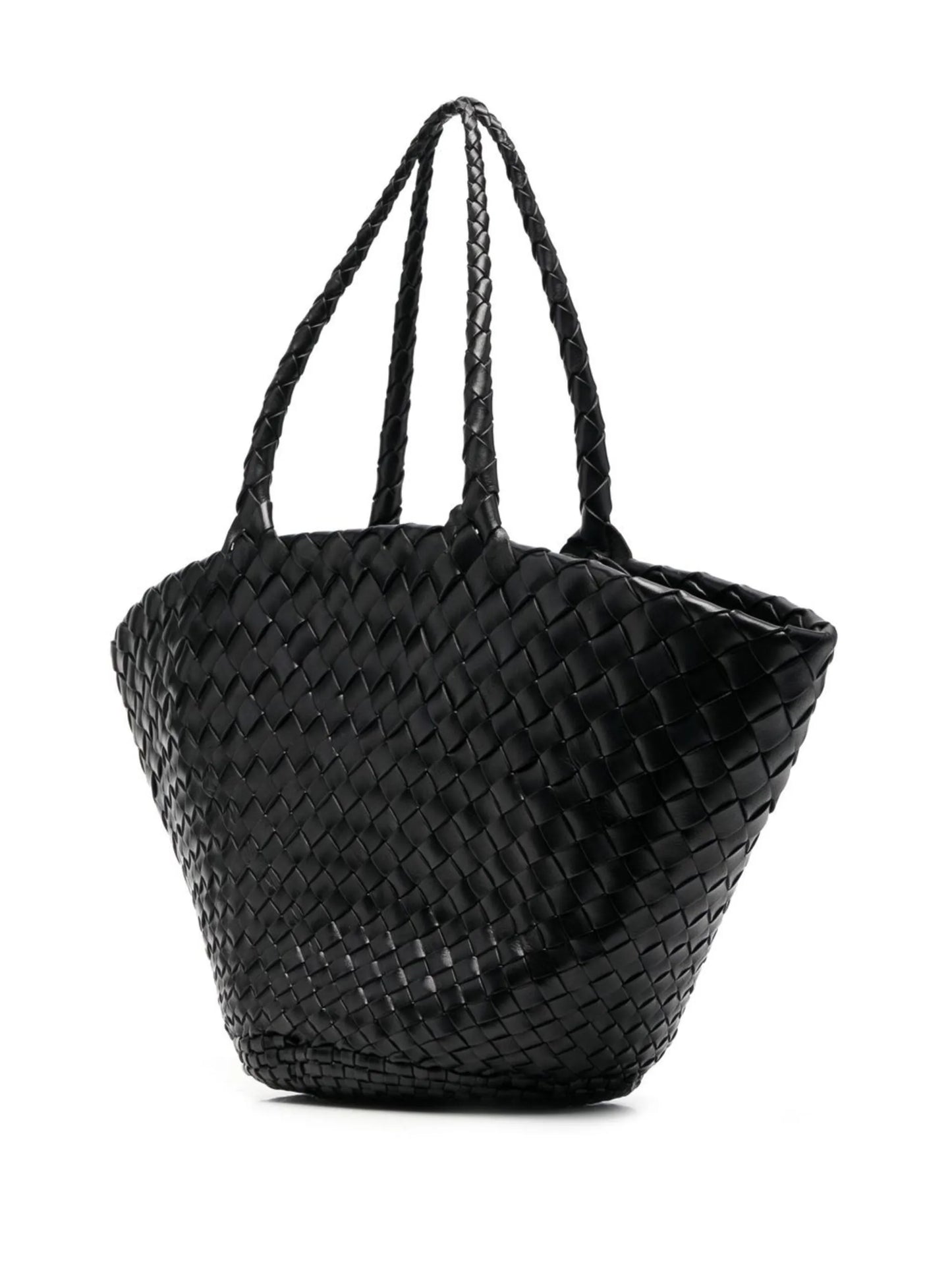 interwoven-design tote bag
