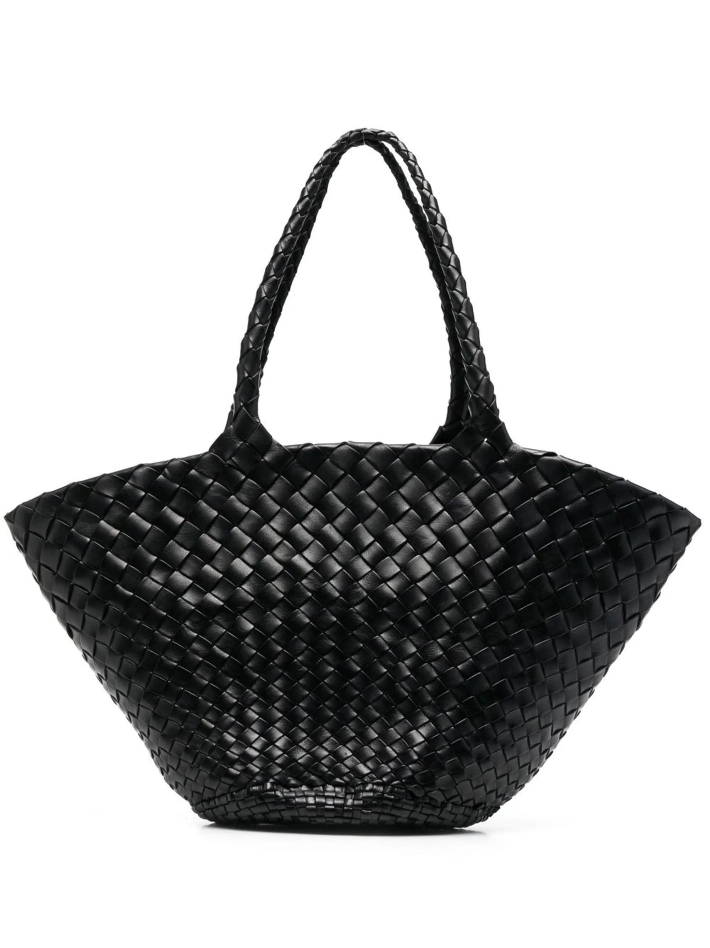 interwoven-design tote bag