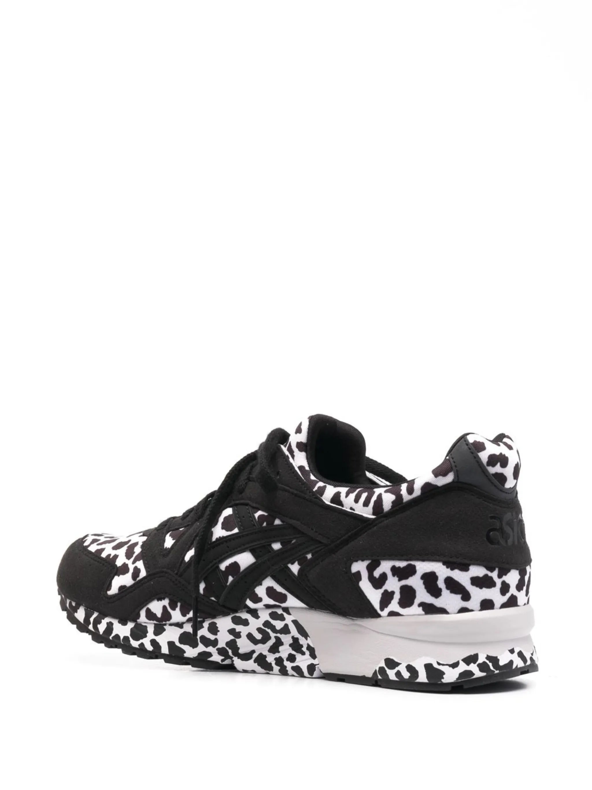leopard-print lace-up sneakers