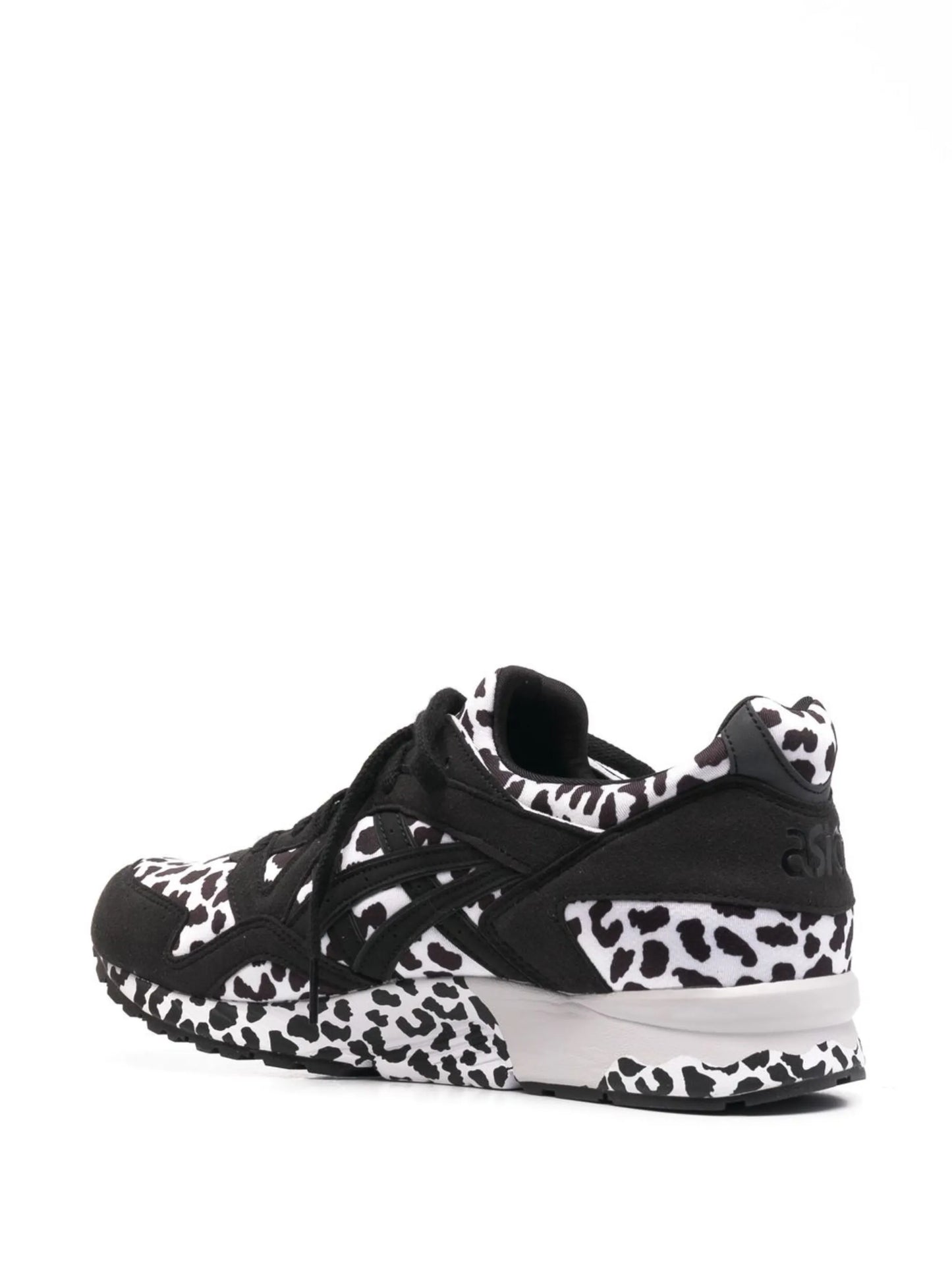 leopard-print lace-up sneakers