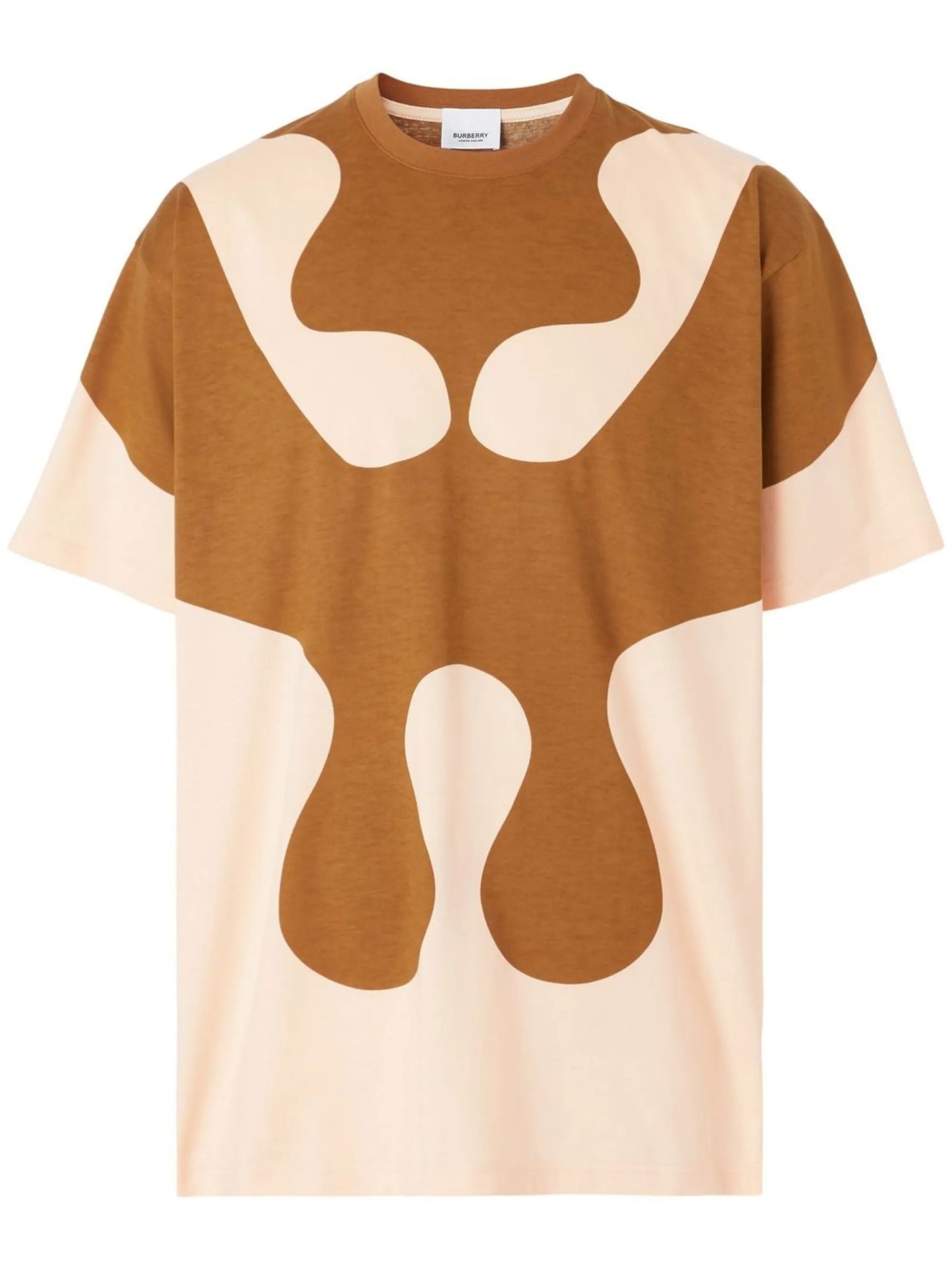abstract print T-shirt