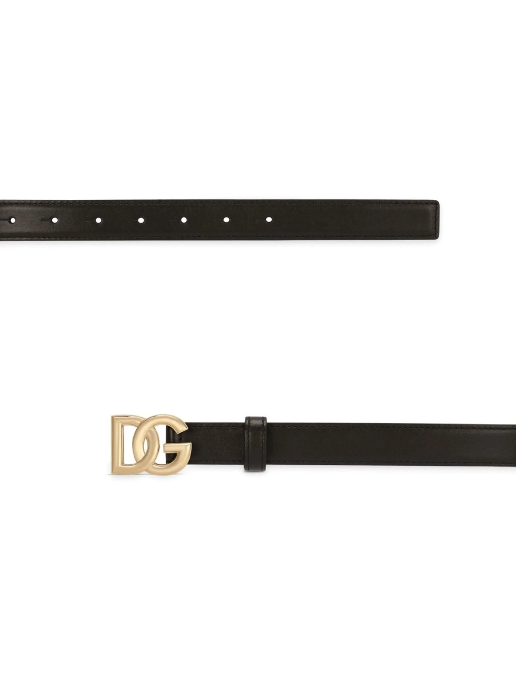 DG-logo leather belt