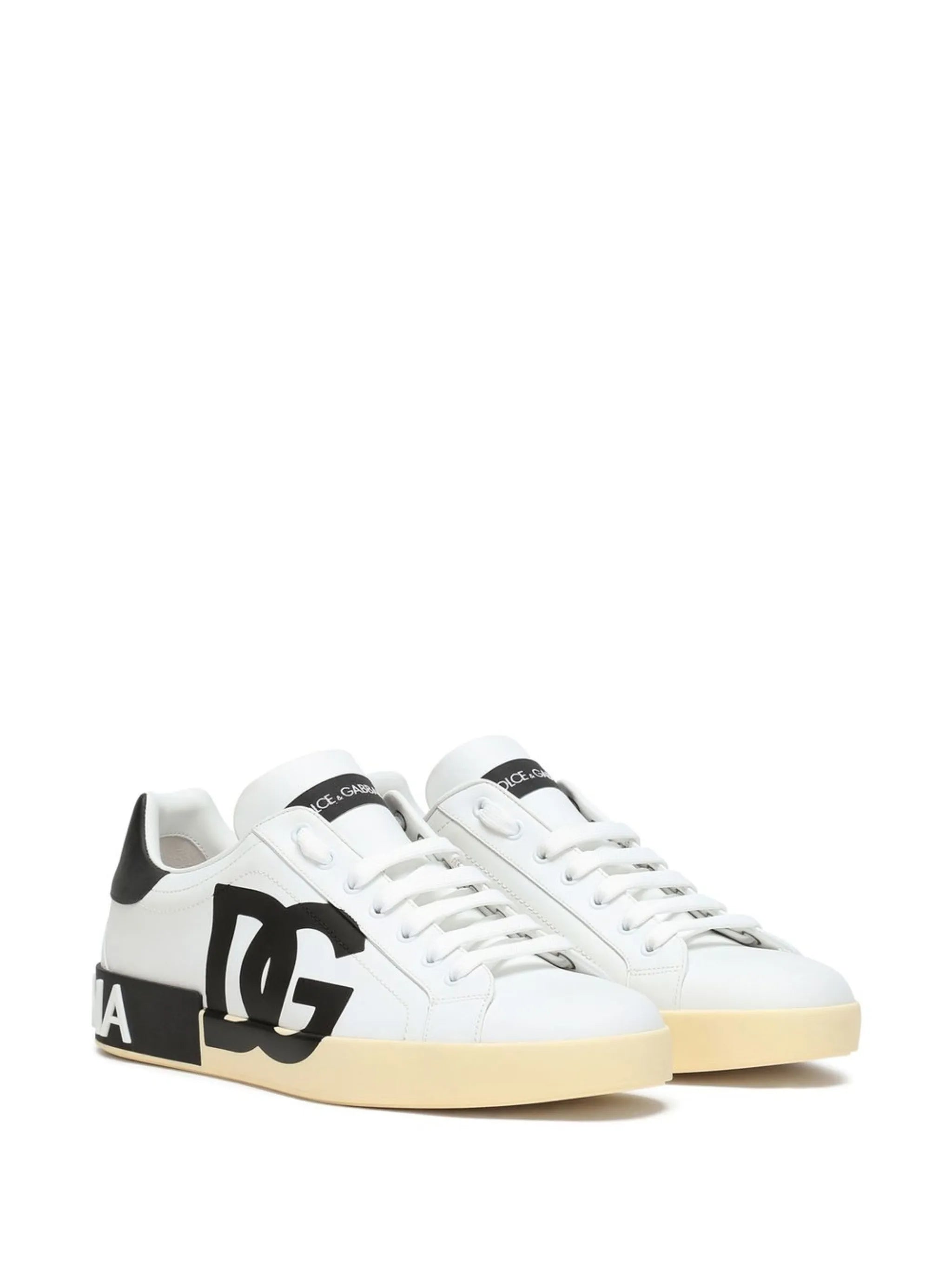 calfskin nappa Portofino sneakers with DG logo print