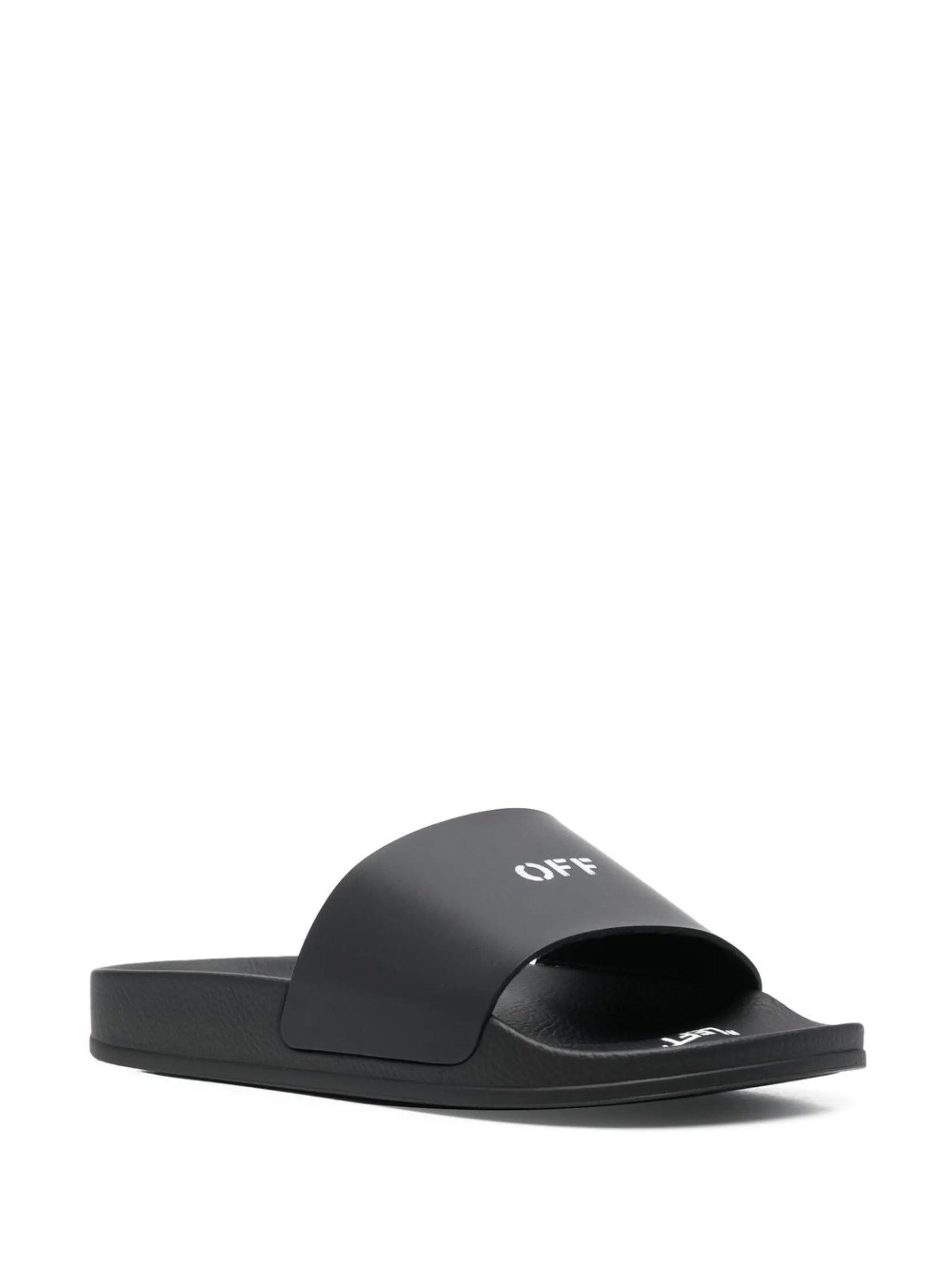 logo-print pool slides