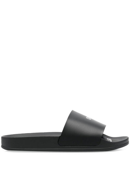 logo-print pool slides