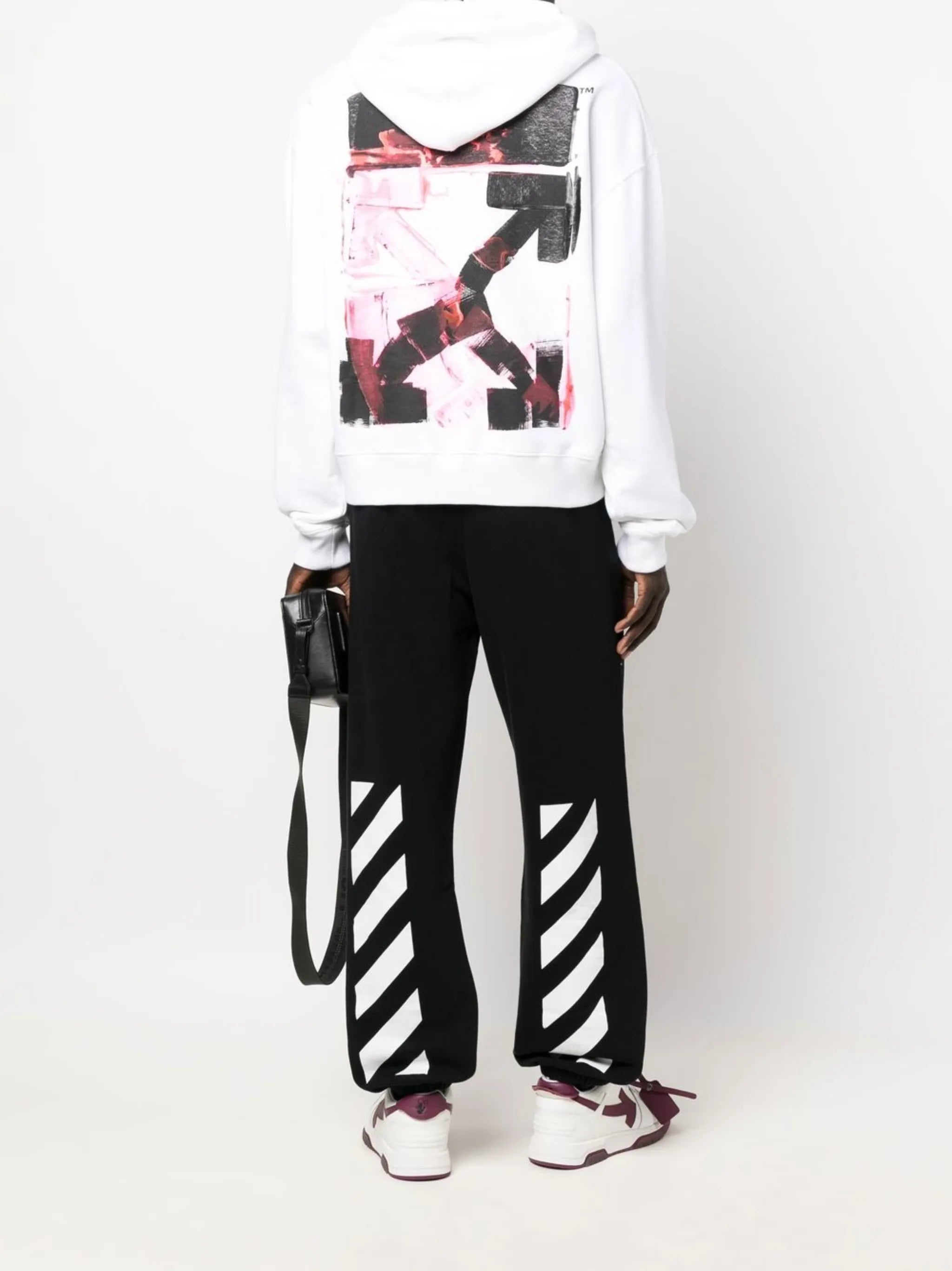 Diag Stripe logo track pants