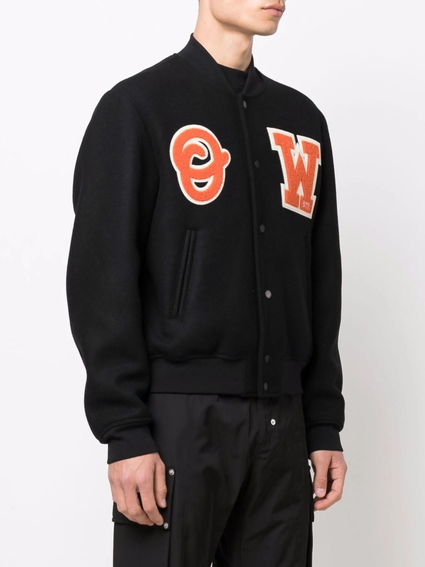 logo-patch varsity jacket